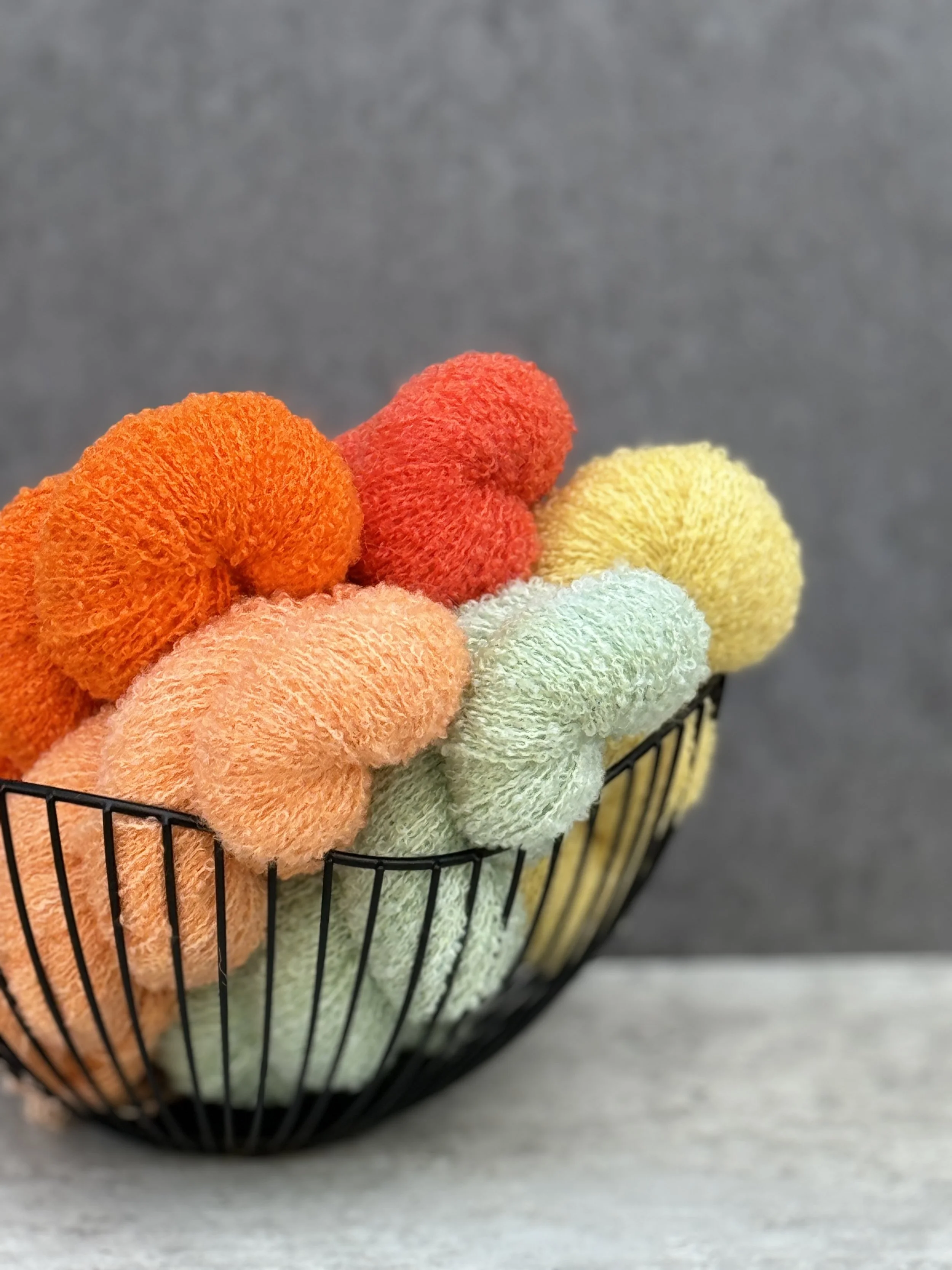 Silken Boucle Fingering Yarn