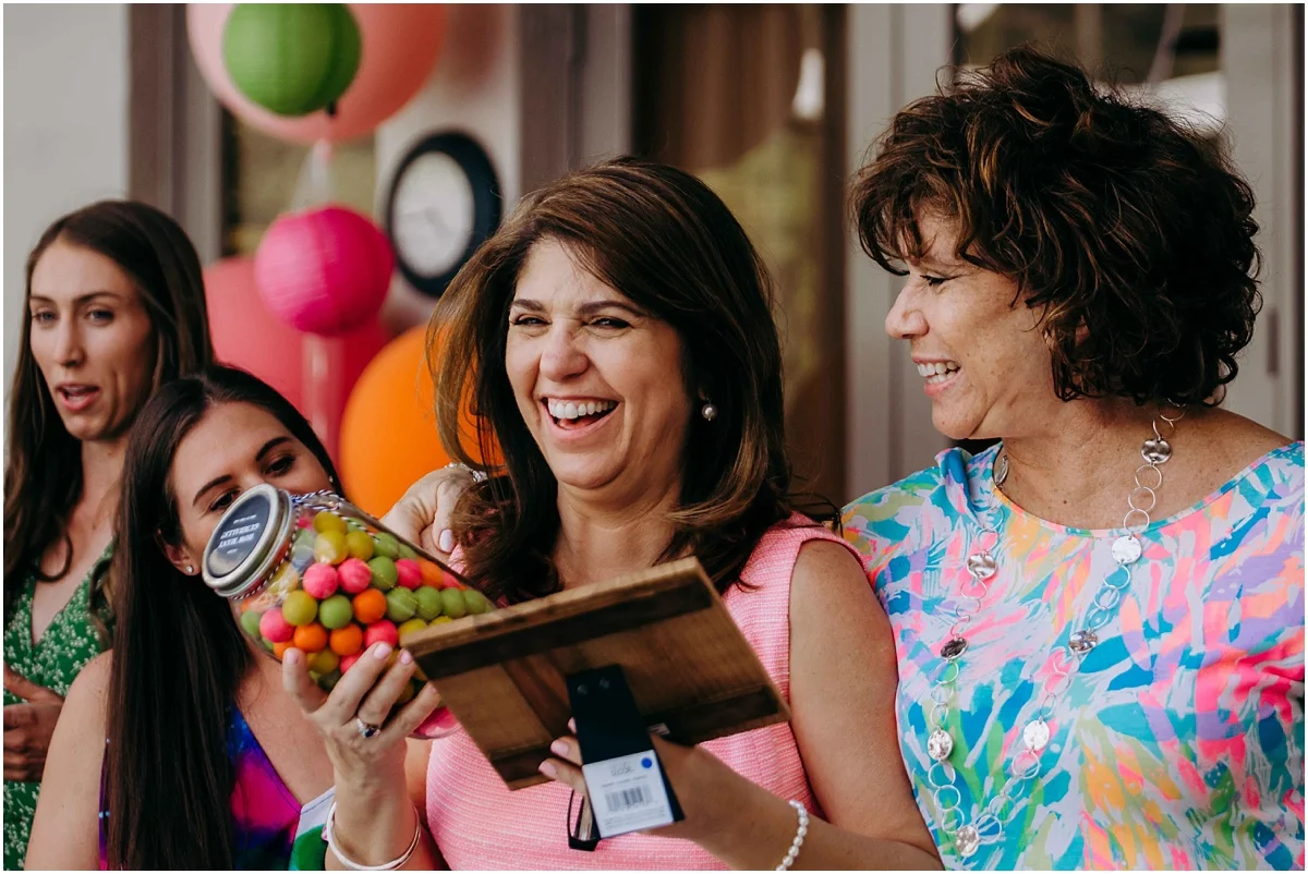 Lilly Pulitzer Bridal Shower mother of the bride prize winner