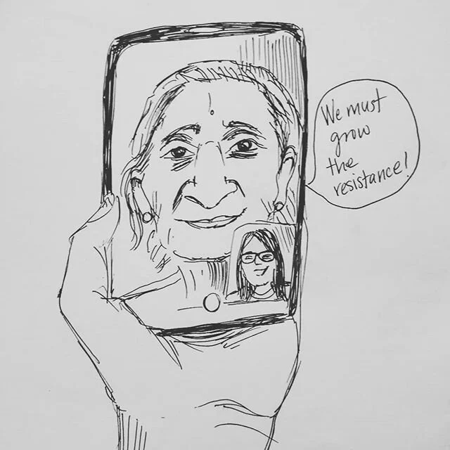 A message from my 95 year old grandma in India who apparently knows exactly what's going on or is faking it well