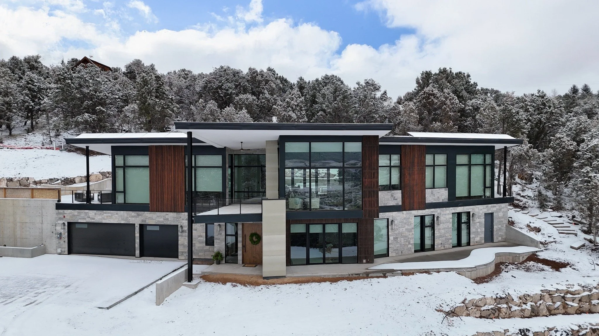 🏠 Project Complete!
 
Designing a structure on a steep, rugged site is always an exciting challenge, and Pegasus is a perfect example of turning those site constraints into an opportunity for creativity!
 
To retain the terrain and create a stable f