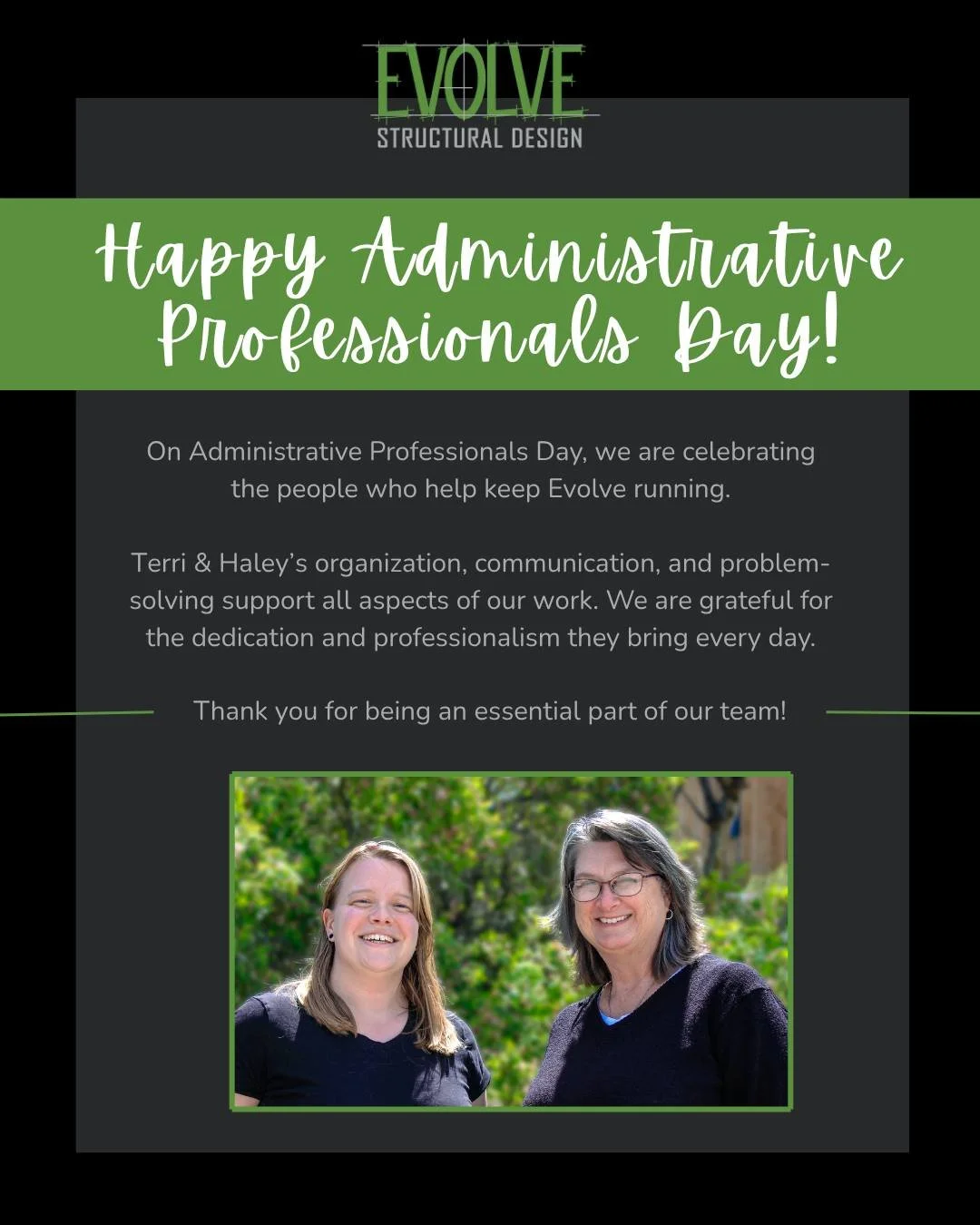 Happy Administrative Professional's Day!