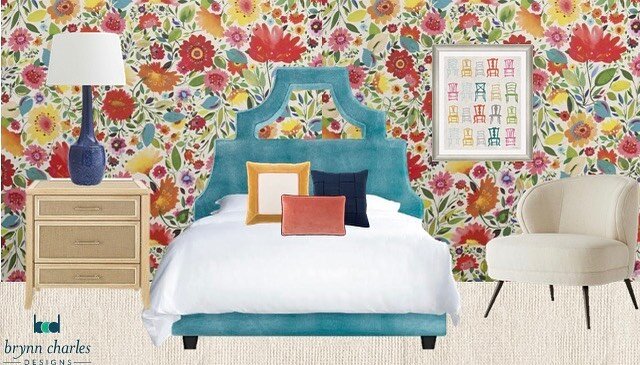 Decided that these uncertain times called for a room design that, to me, just says &ldquo;Happy&rdquo;. So I give you Vignette #7: Happy Place 😊