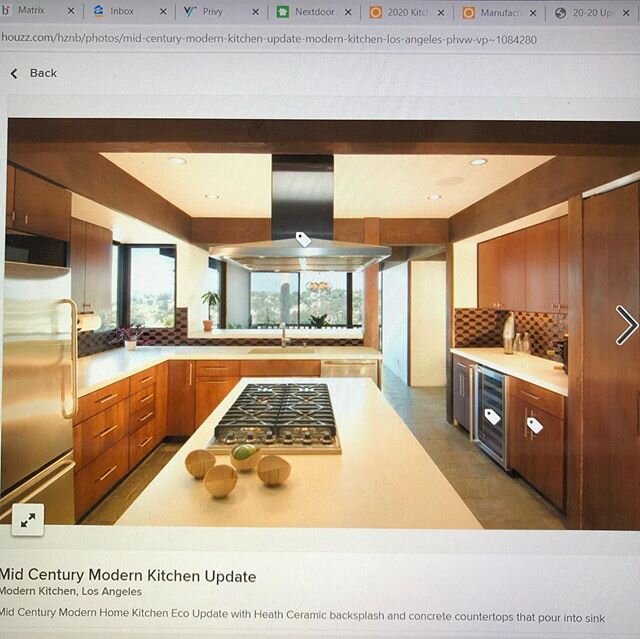 Inspiration and work in progress. Feels good to be flexing my kitchen design muscles! #2020design @2020spaces
