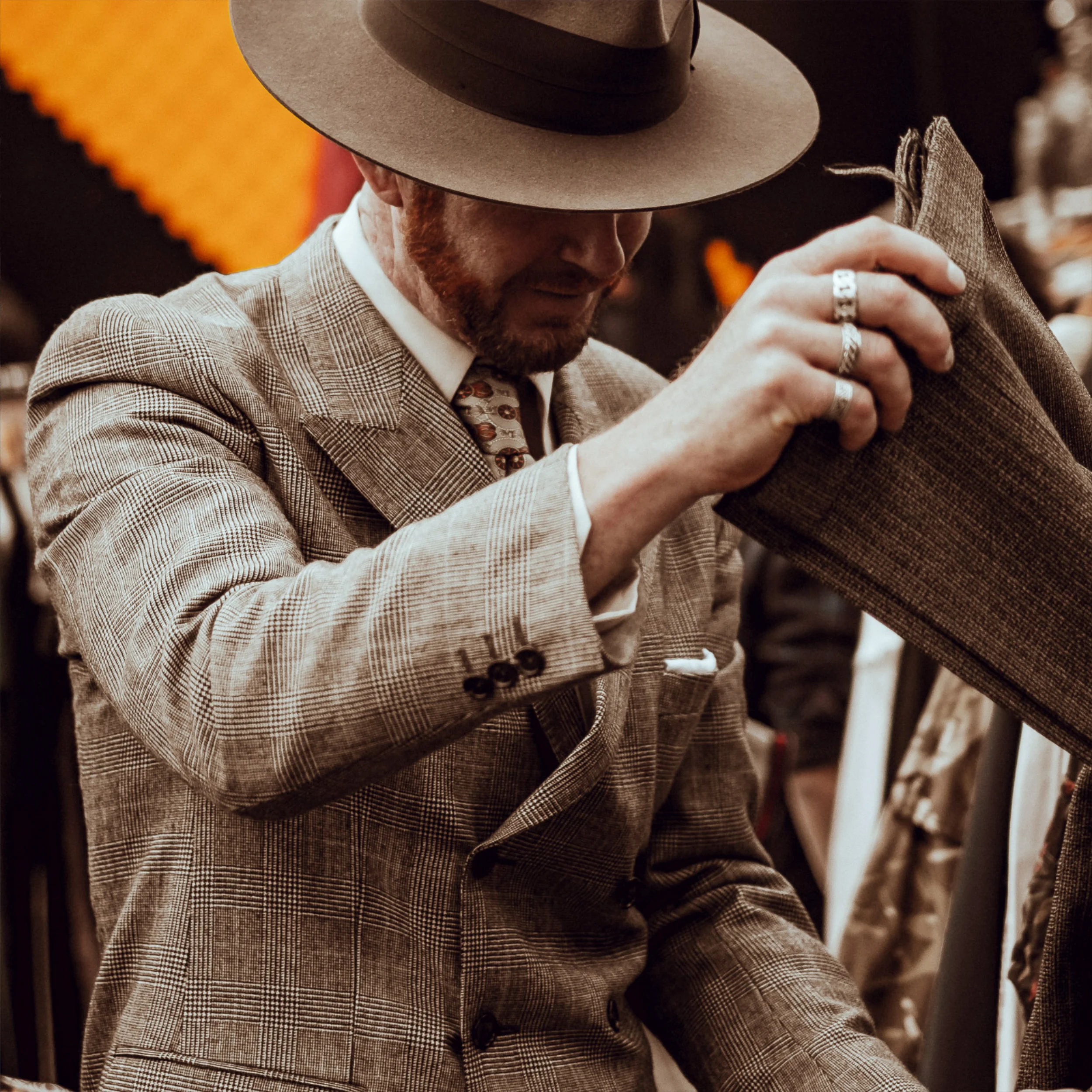 EST 2500 square man shopping hat brown plaid.jpg