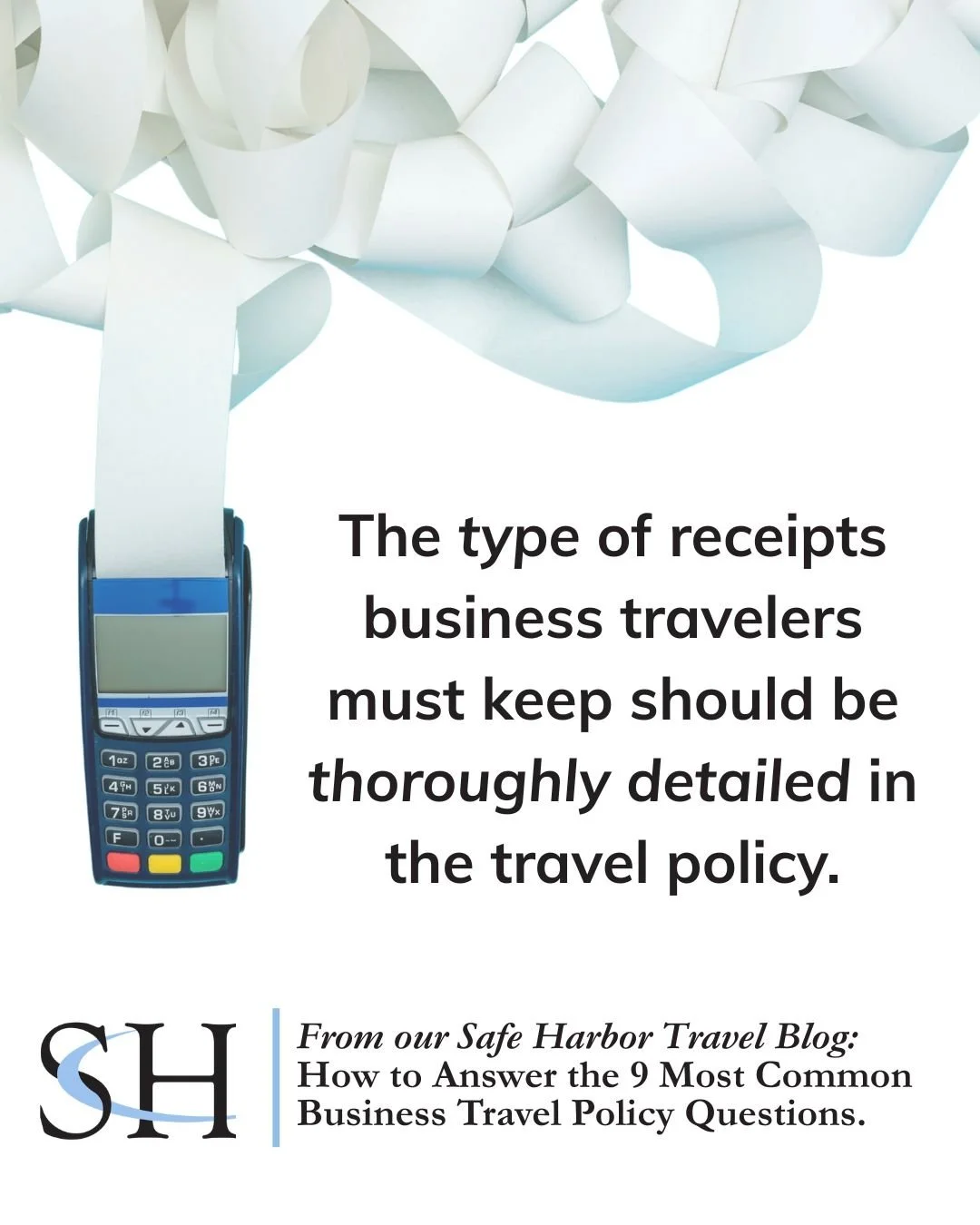 If you have a business where employees travel, you should have a solid travel policy in place. To avoid confusion and increase compliance, work with your travel management partner, to build a carefully structured written policy for all employees to u