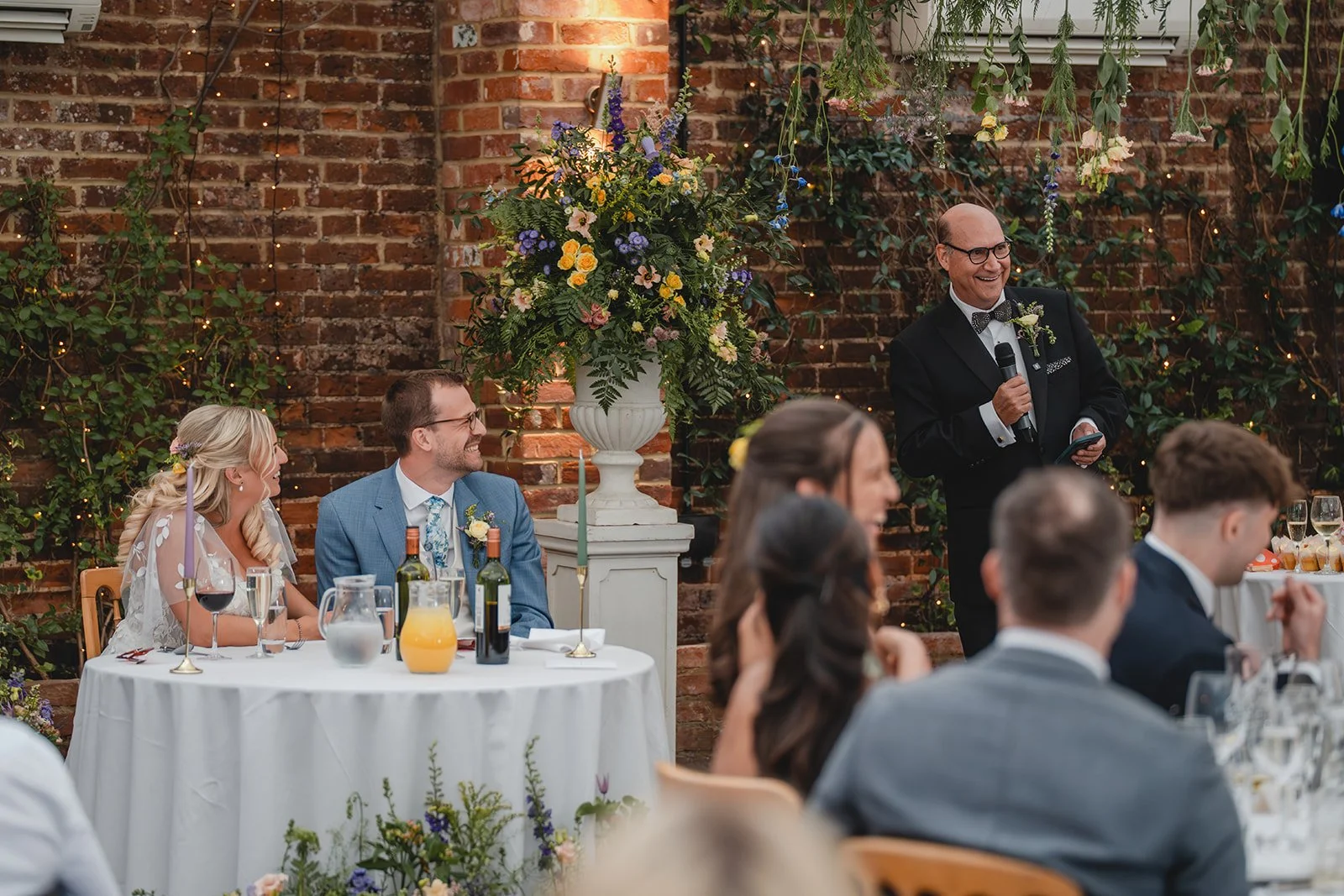 Wedding speech during Jonny and Abi wedding breakfast