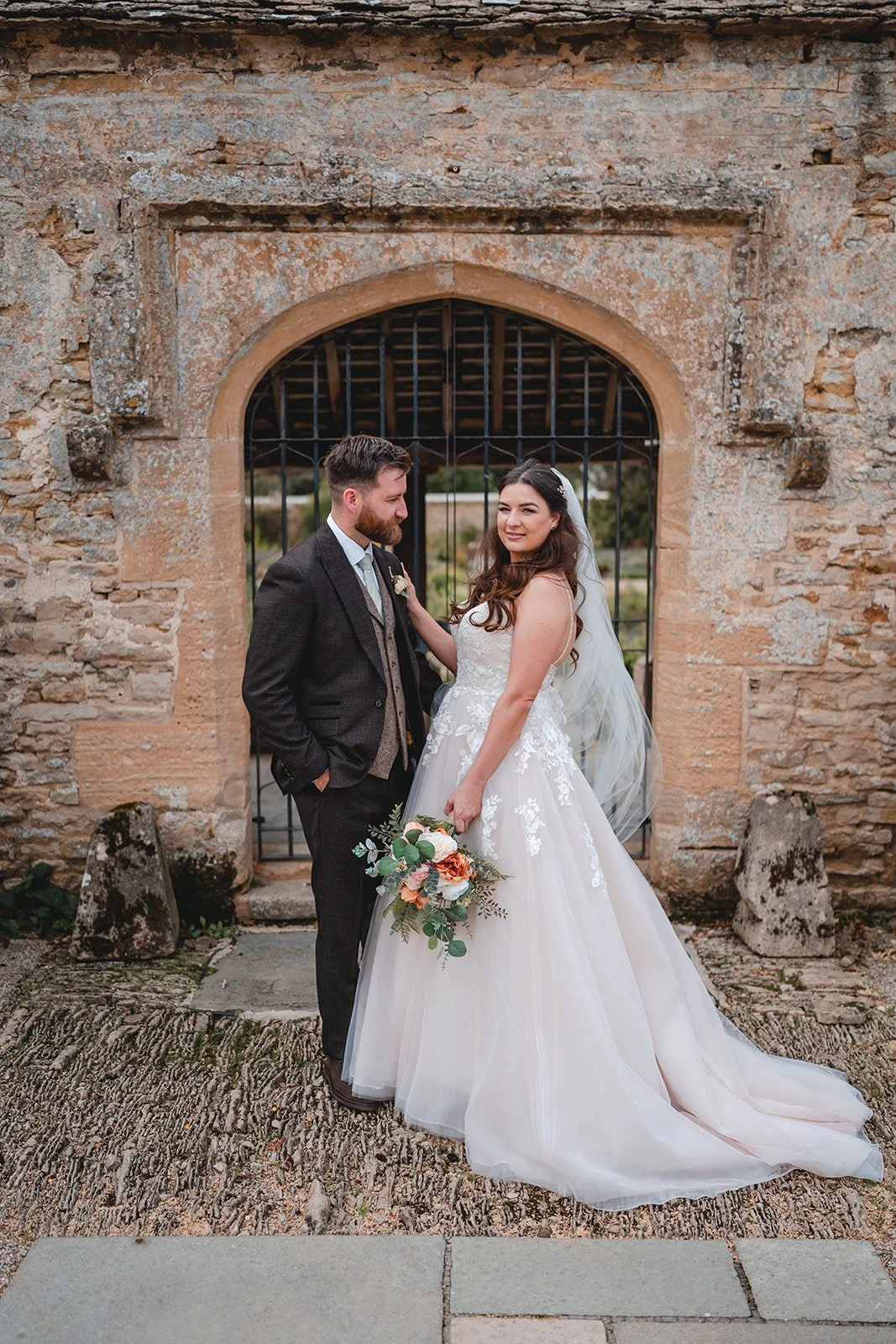 Sartis and Callum wedding portrait