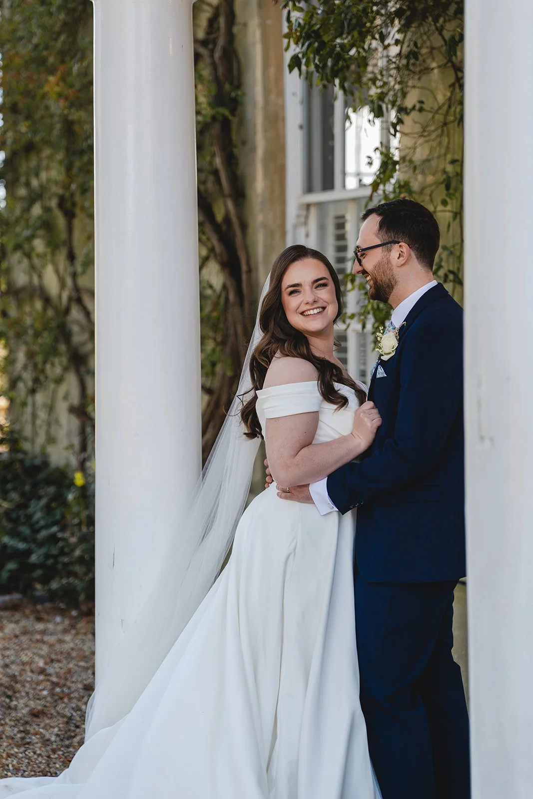Shannon and Matt luxury wedding portrait