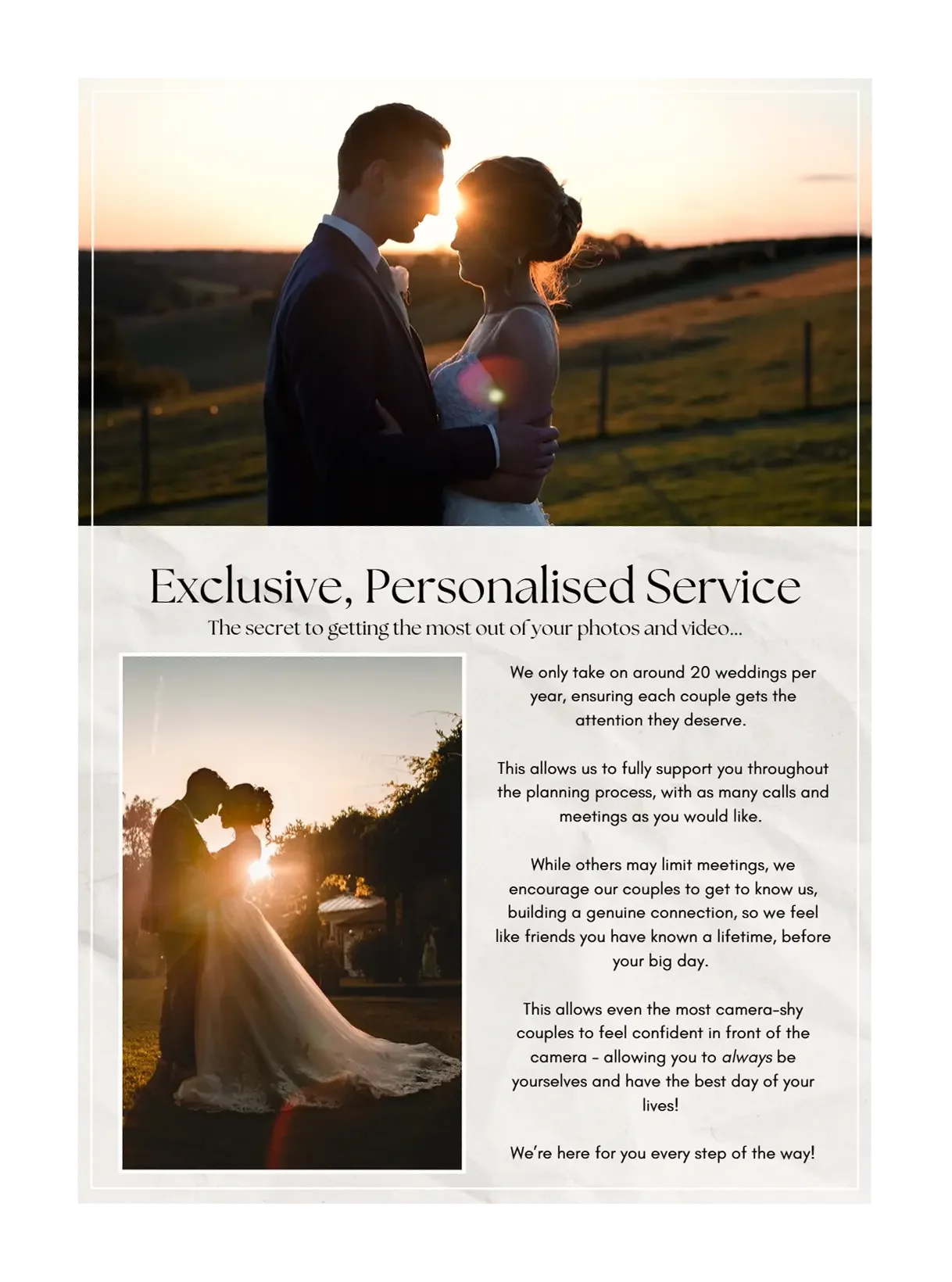 Seers-Ford wedding brochure personalised service preview