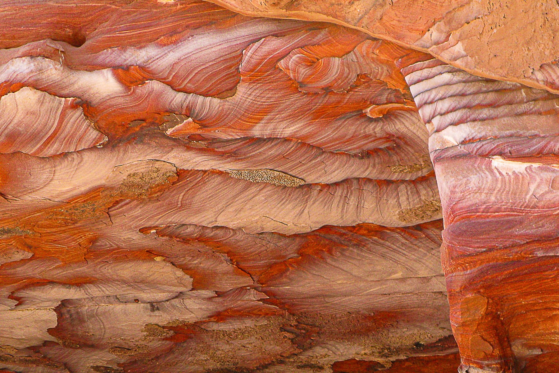 Earth's painted stone