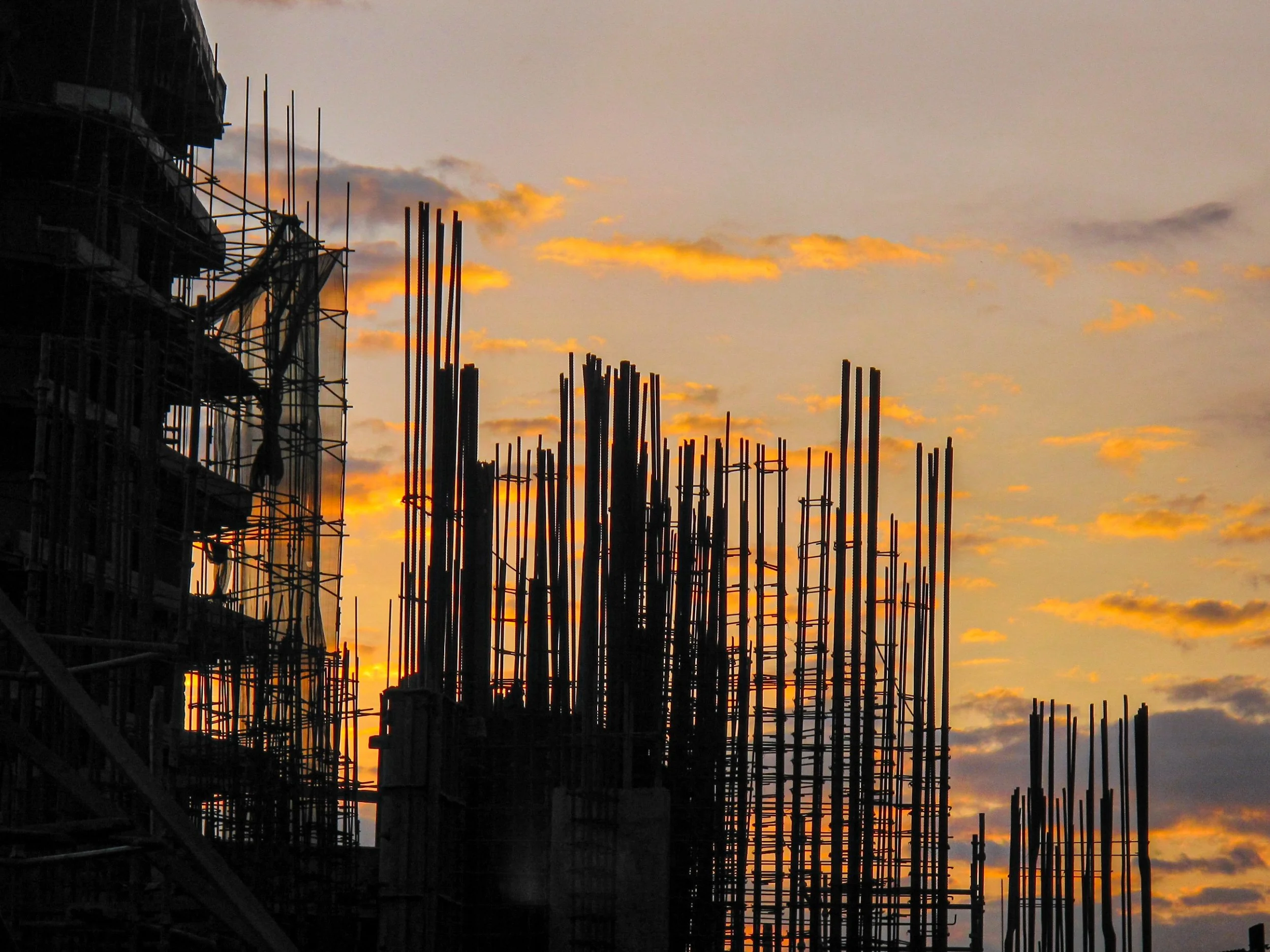 SS001 Reinforcement at dusk