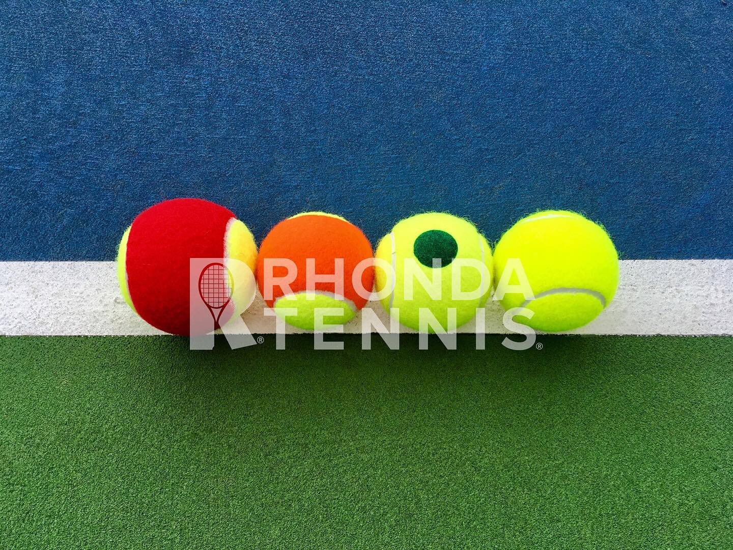 Transition tennis balls: red, orange, and green dot. Regular tennis balls are YELLOW. If you disagree, please schedule an appointment with your optometrist for a color blind test 🤓.

Half jokes aside, I use red balls for all beginners of all ages. T