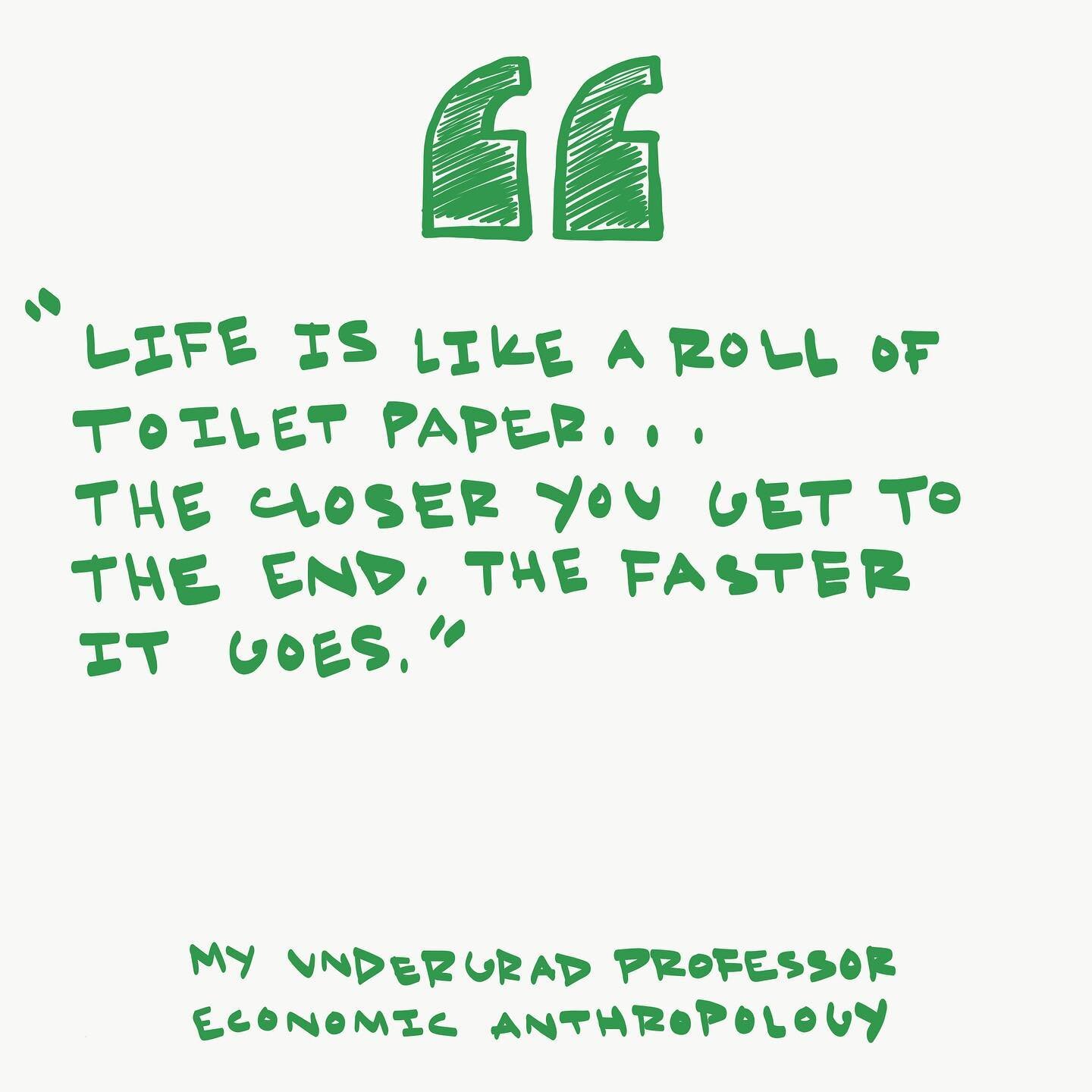 Econ-anthro was one of my fave undergrad courses. Of all the sentences to remember in that class, this one stuck.
&bull;
&bull;
&bull;
#rhondatennis #2020toiletpaper #wheredoesthetimego #idontunderstand