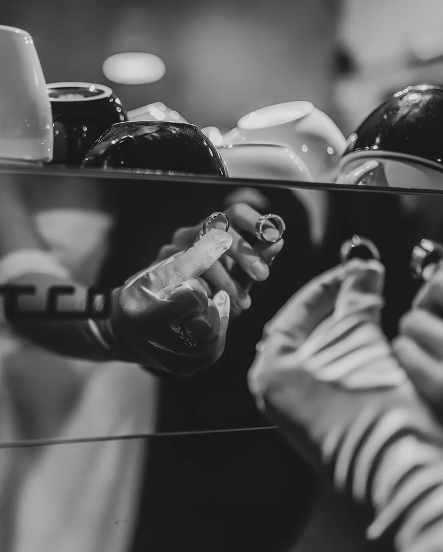 scenes from a coffee shop elopement with Alayna &amp; Jerry 😍