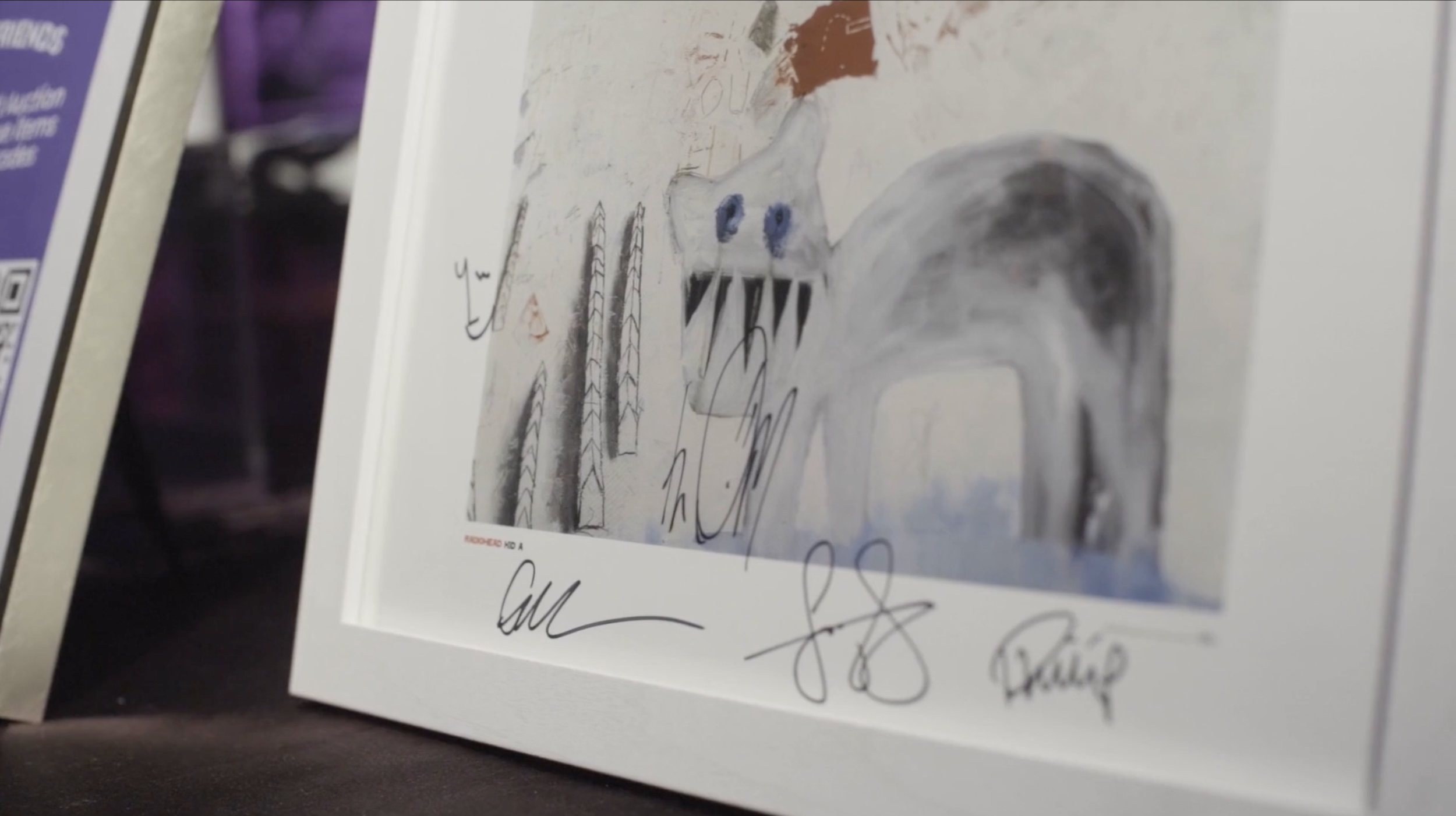 Signed Kid A Mnesia Artwork