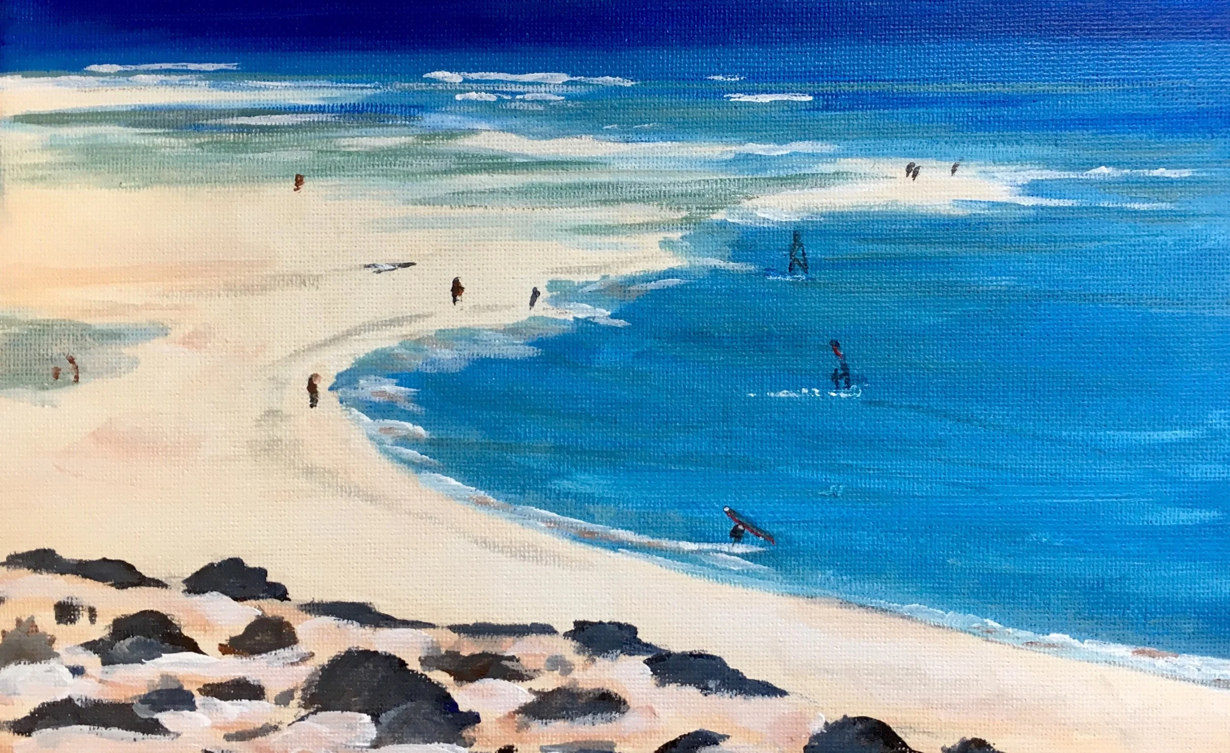 Windsurfers at Costa Calma (SOLD)