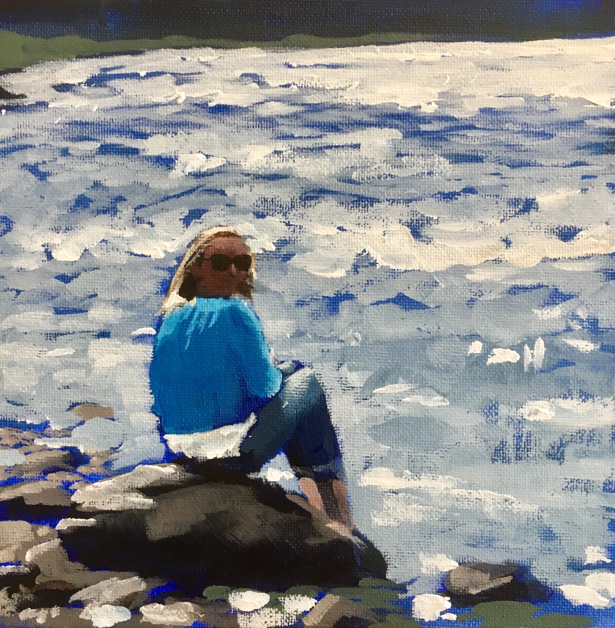 Francine by a lake - Canada 2017