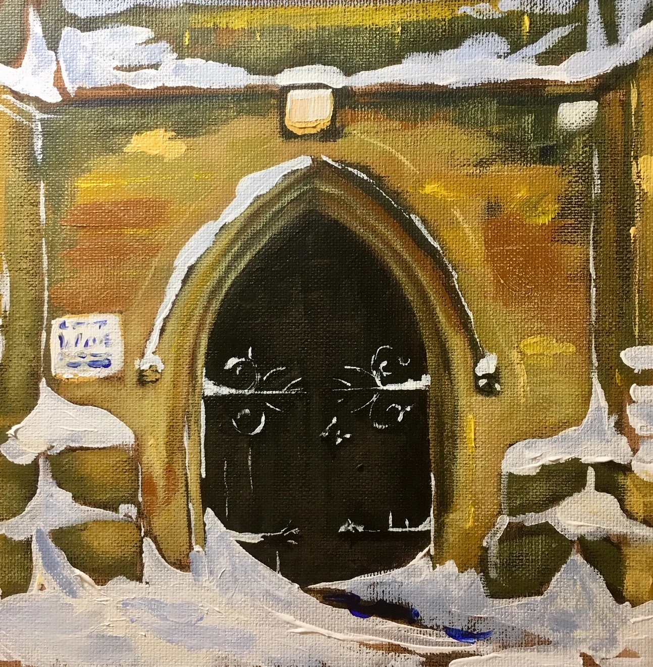 The Door, St David's Snow, 2018 (SOLD)