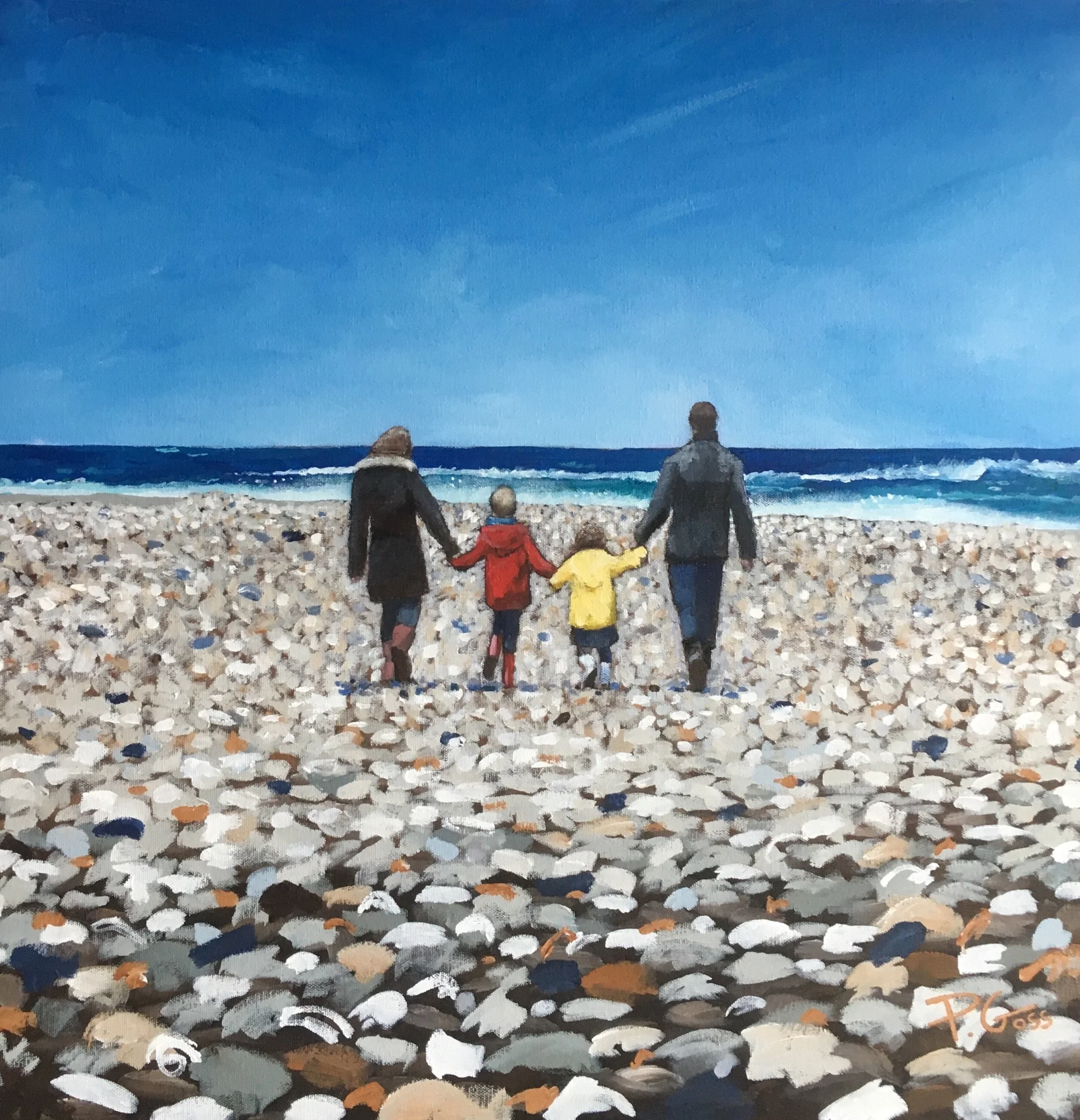 Family beach walk ( sold)
