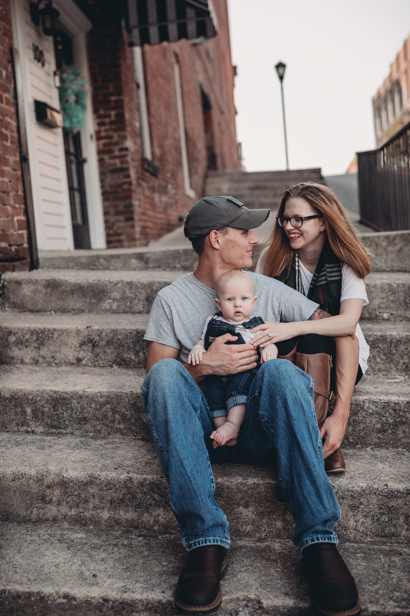 Family downtown Clarksville