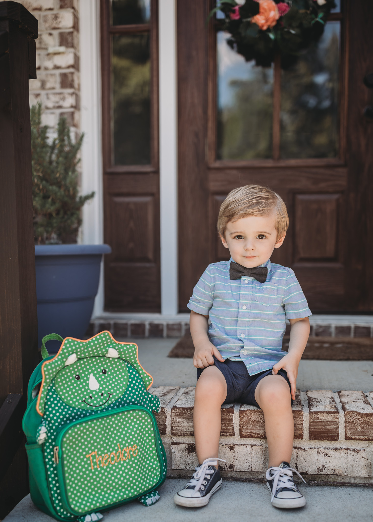 toddler sitting going back to school