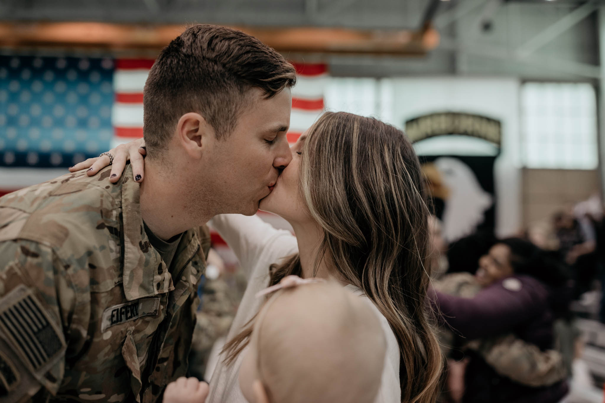 First Kiss during Homecoming Ceremony