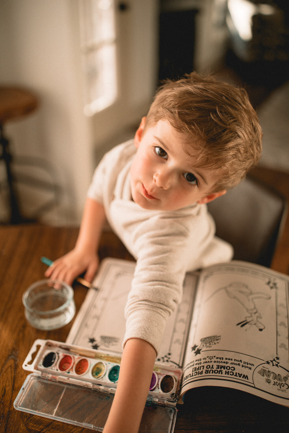 boy painting