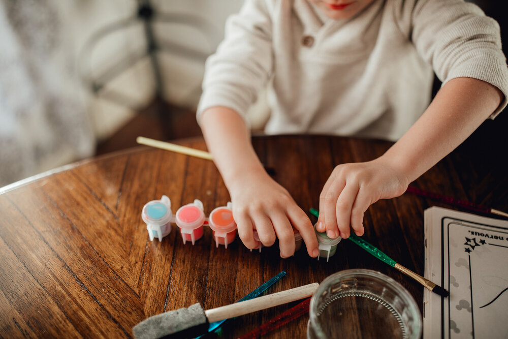 toddler painting