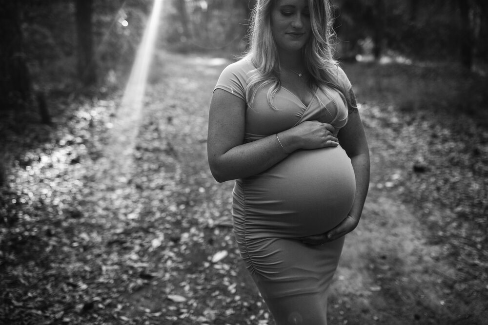 mom to be and sun flare