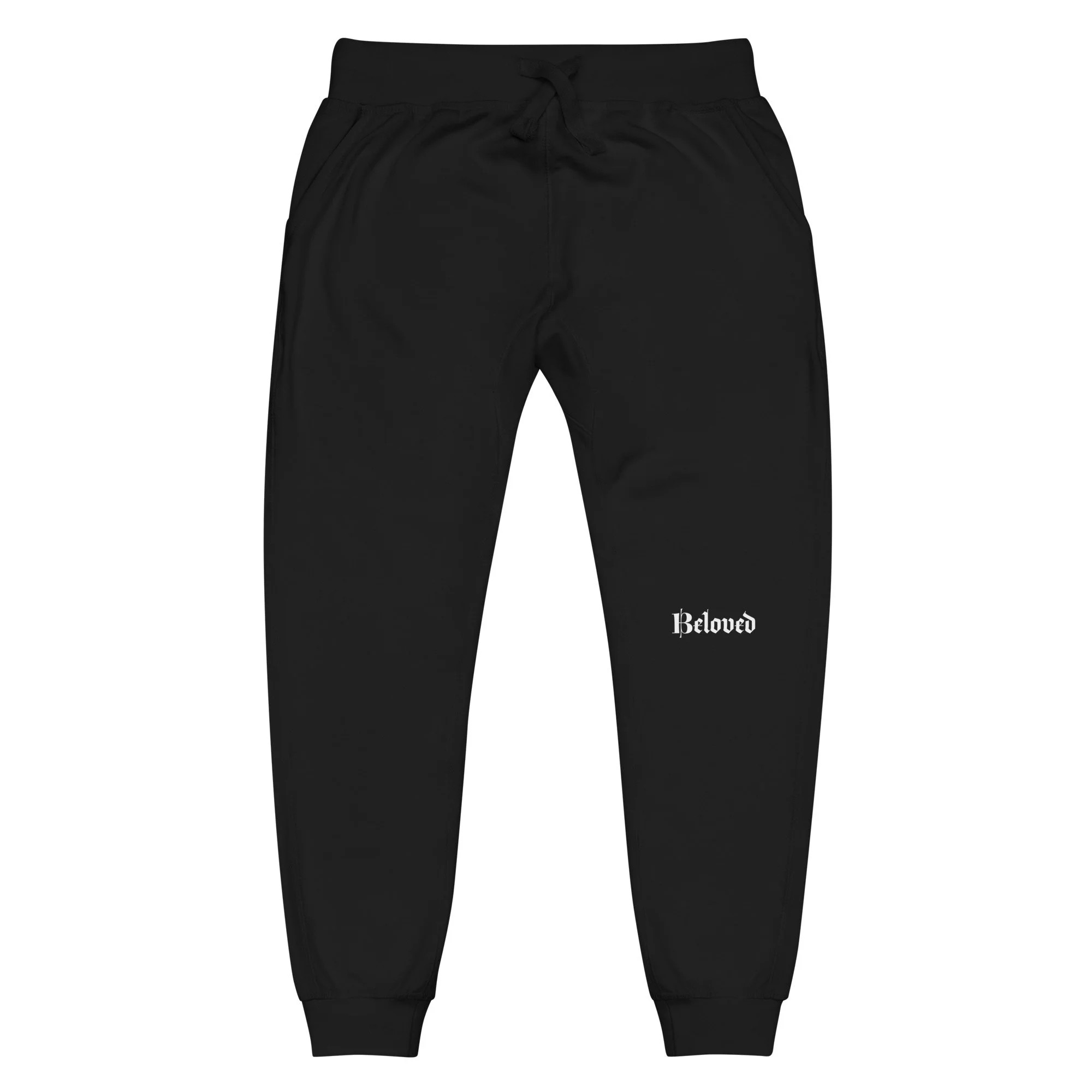 unisex-fleece-sweatpants-black-front-675a7e81eea52.jpg