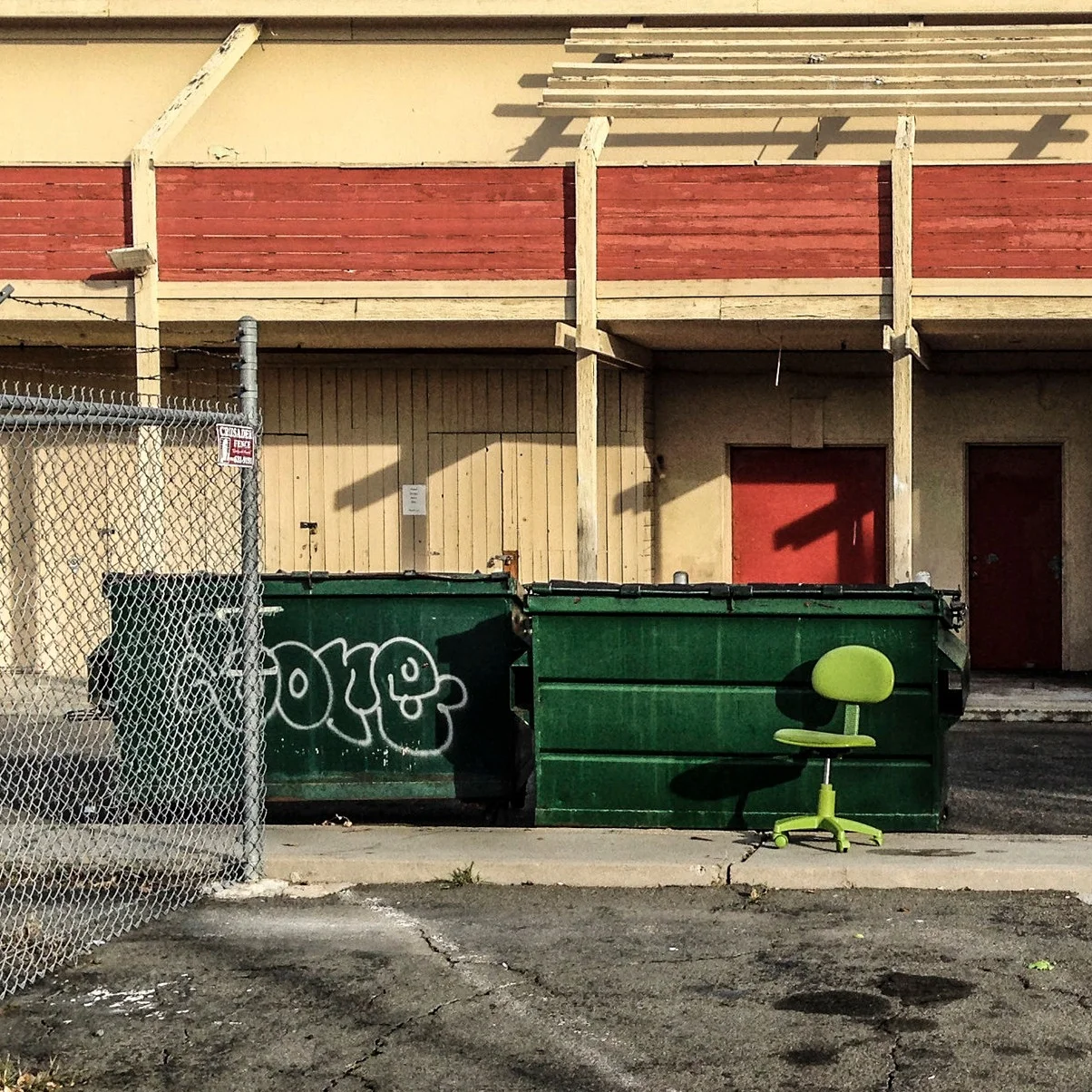 While graffiti on a dumpster is technically not the responsibility of the business, it’s unsightly and reflects poorly on the ambiance of the building’s exterior.