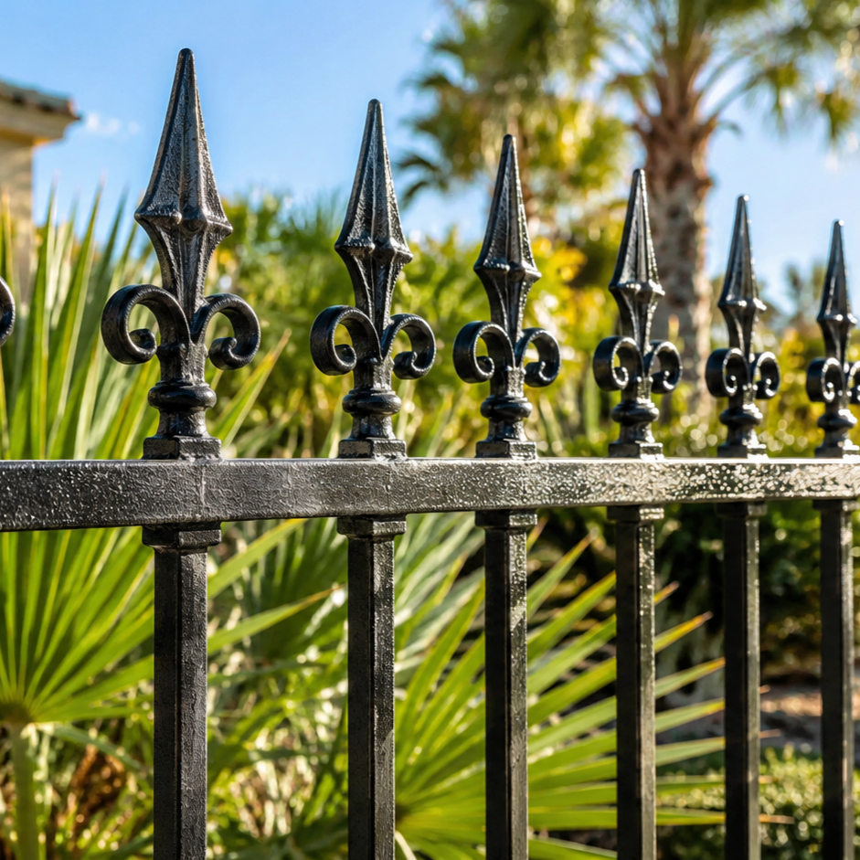 Wrought Iron vs. Aluminum Fence: Which Holds Up in Heat?