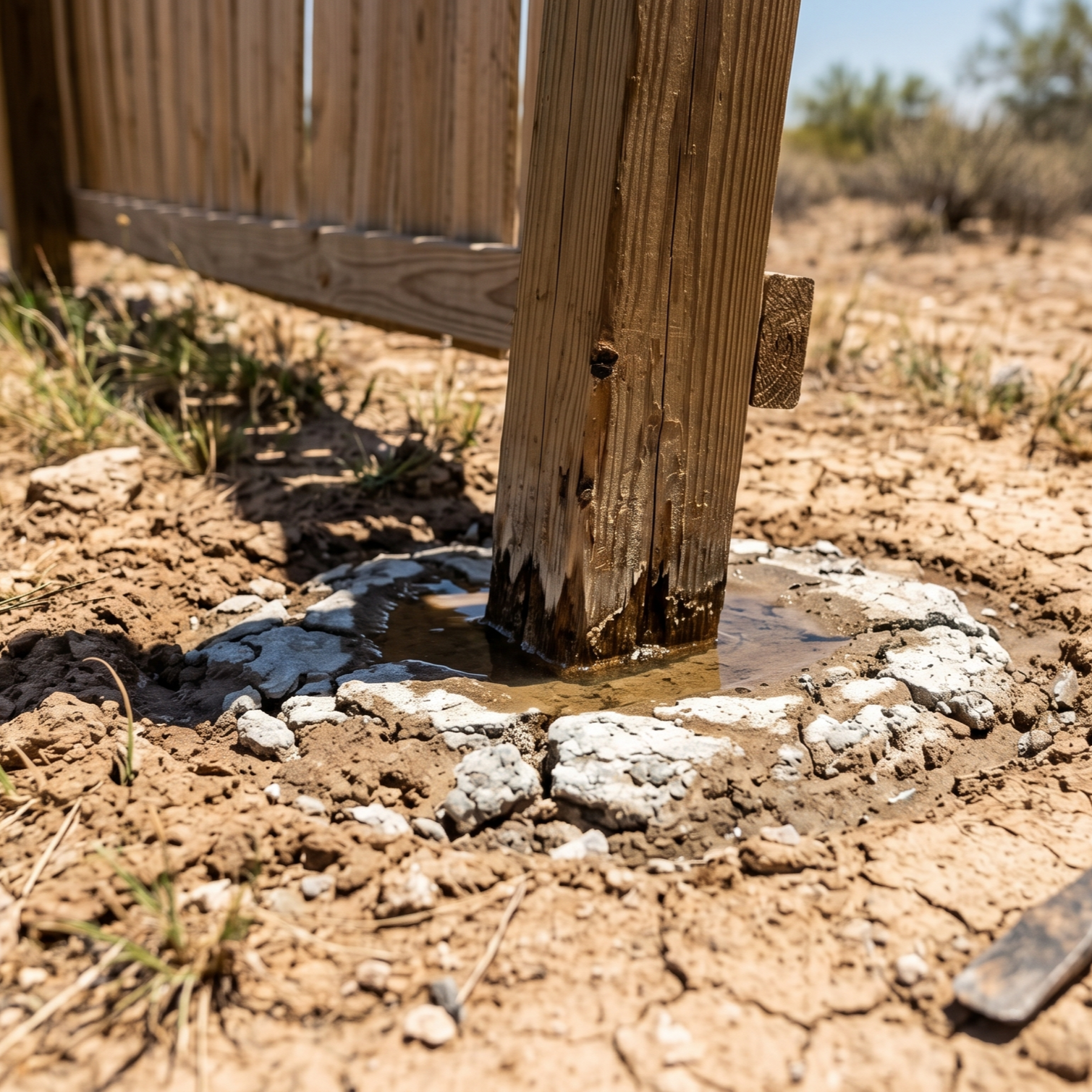 Why Your Fence Posts Loosen in Caliche Soil