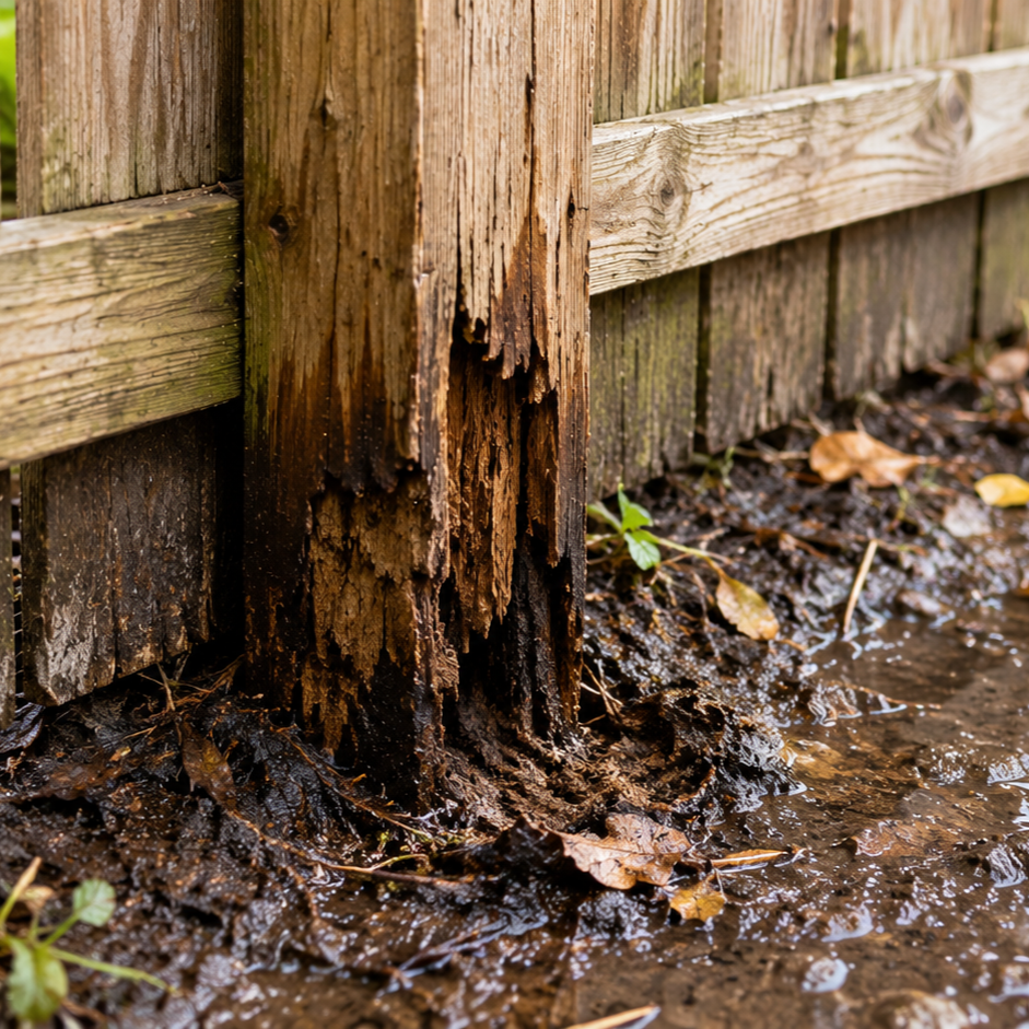 Signs Your Wood Fence Posts Are Failing After Monsoon Season