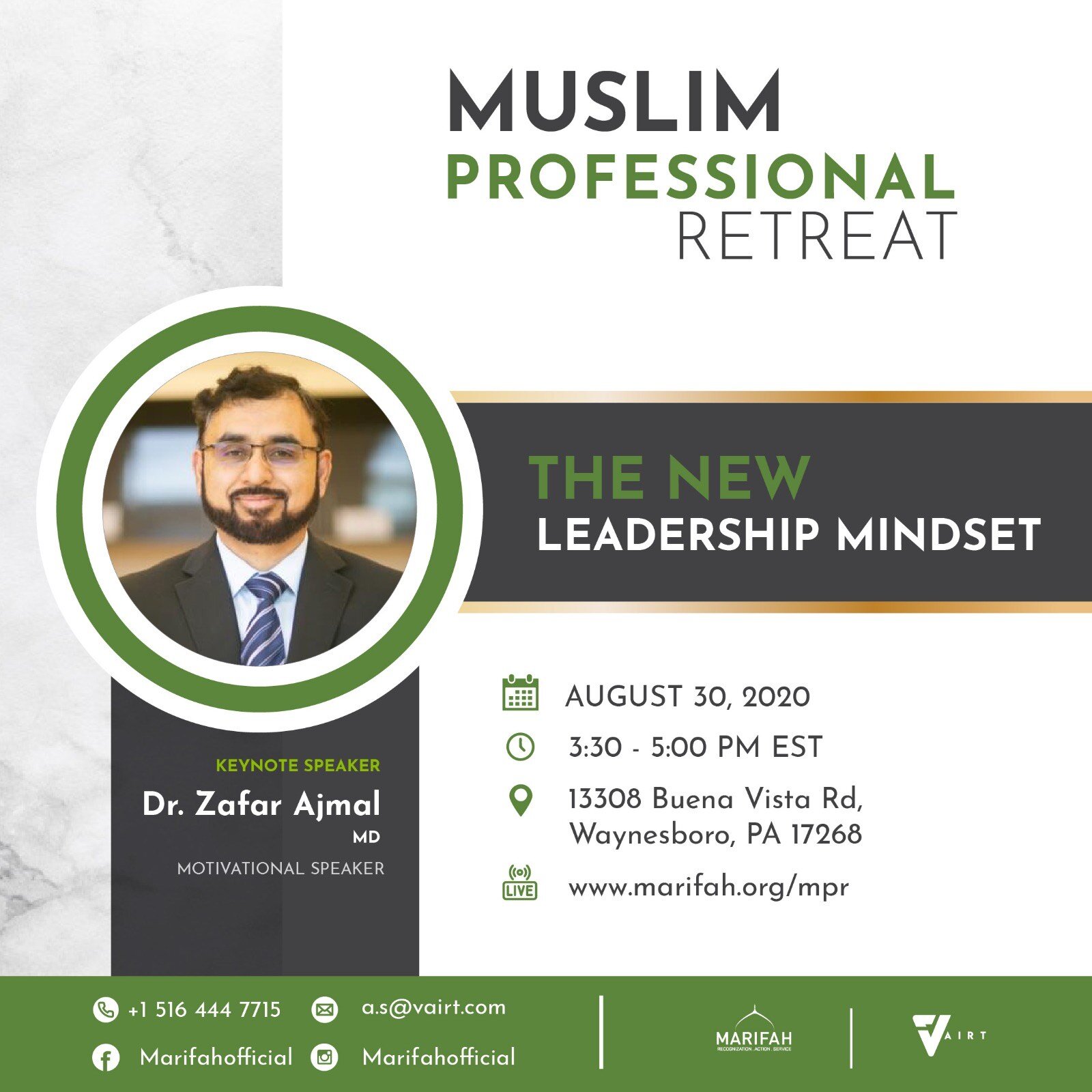 Muslim Professional Retreat "August 30th"