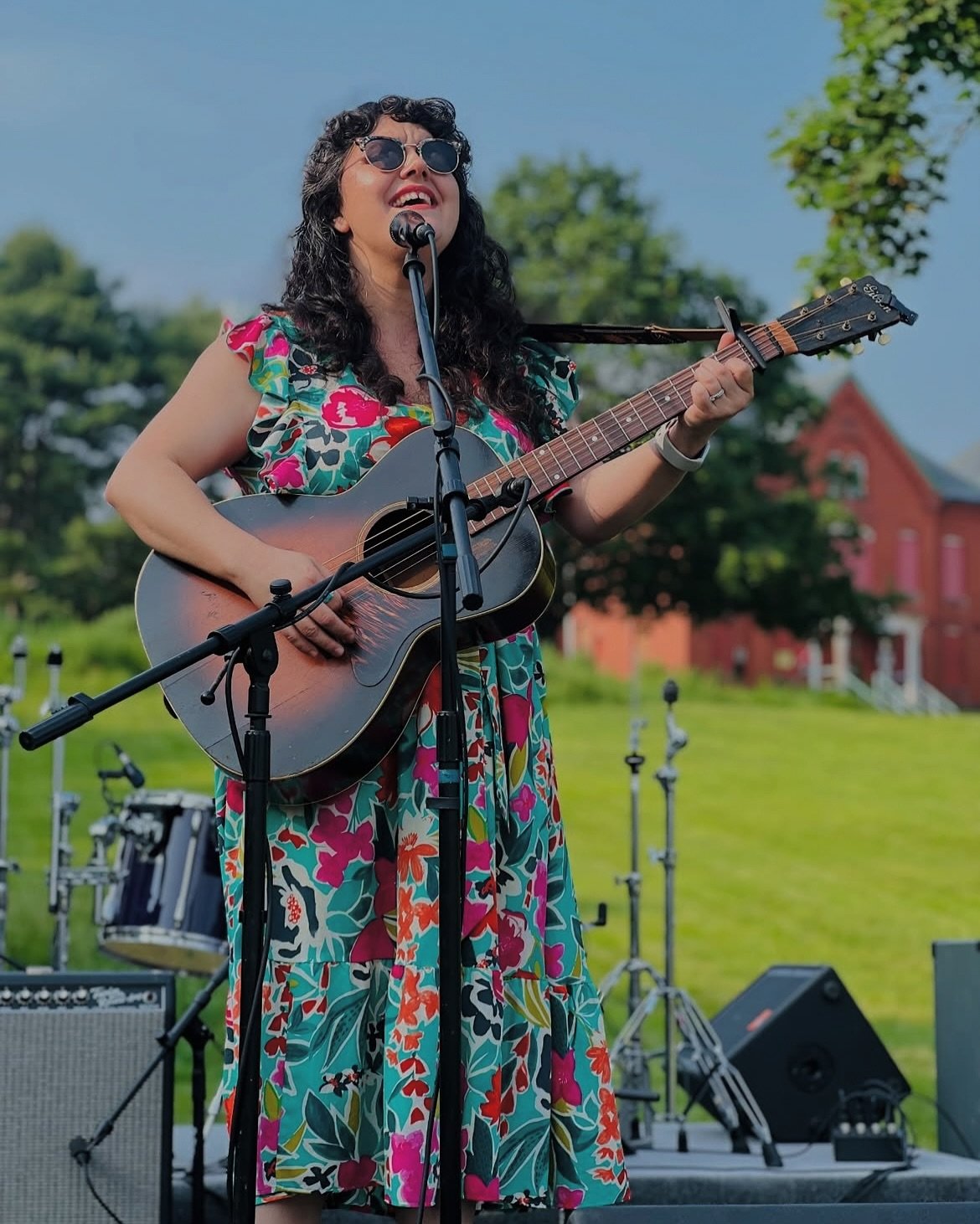 TONIGHT me and this ol girl are opening for the fabulous @humbirdhumbird at @warehouse_xi and you gotta be there! Humbird has come all the way from Minneapolis to play their special songs for you and I know you&rsquo;re gonna fall in 💛 doors at 7pm,