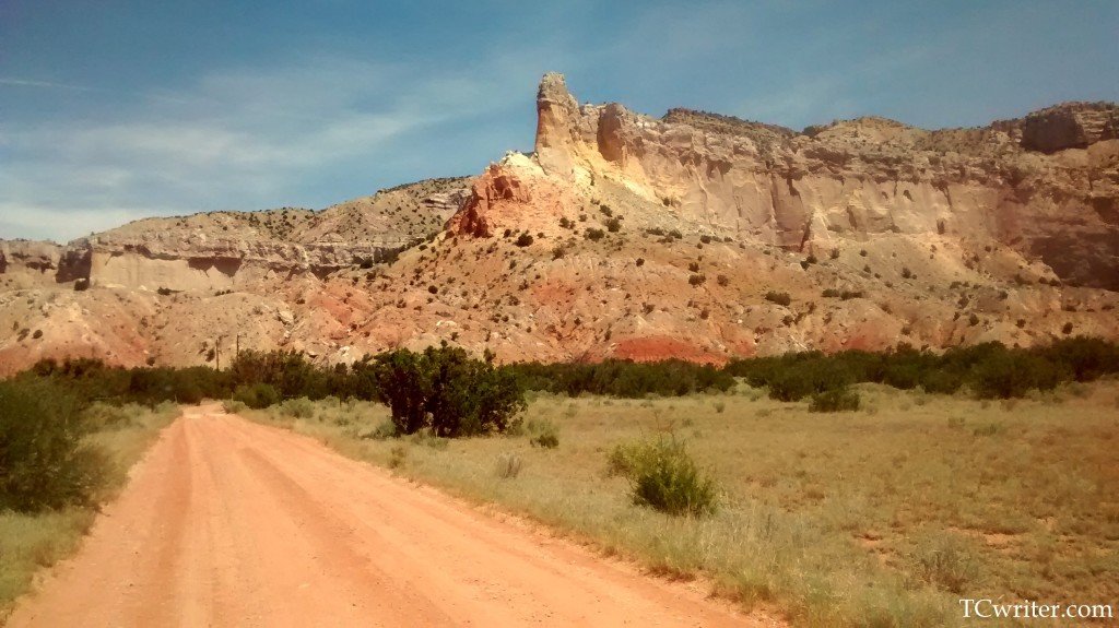 The scenic drive to Casa del Sol