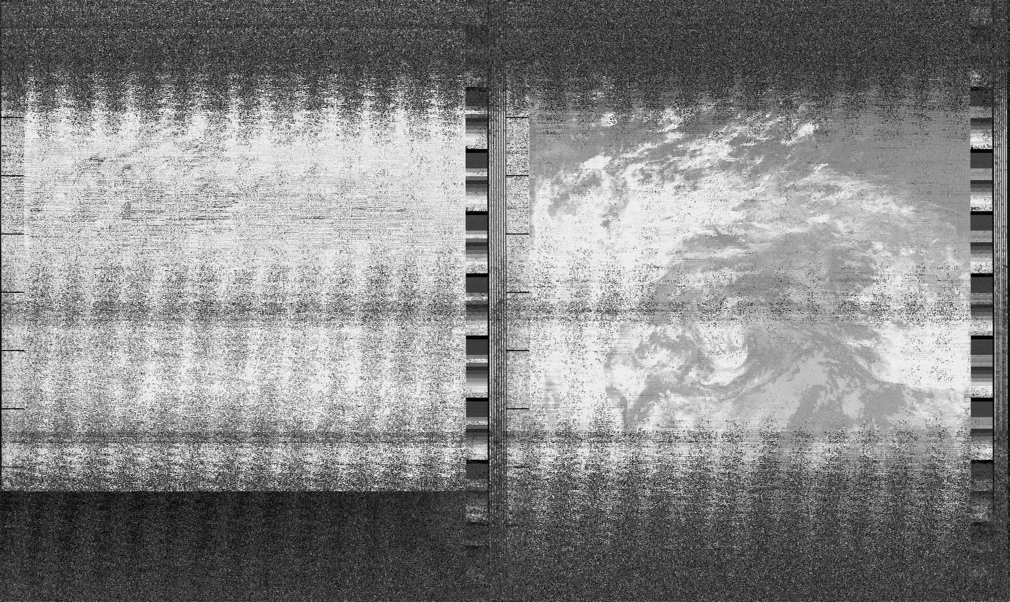   Noaa18 transmission on 5/8 22:06 at 137.915Mhz