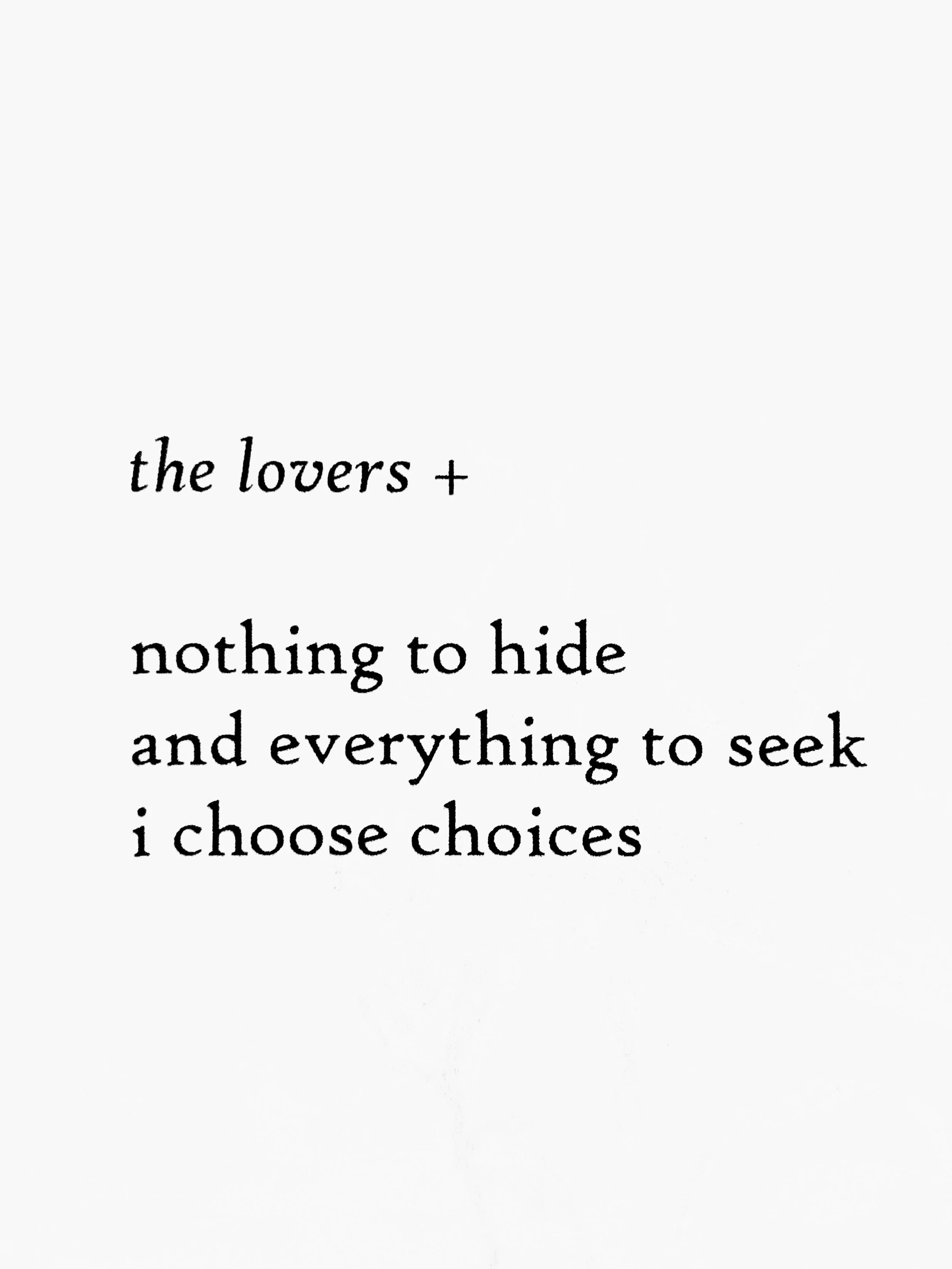 The Lovers, by David Wasserman