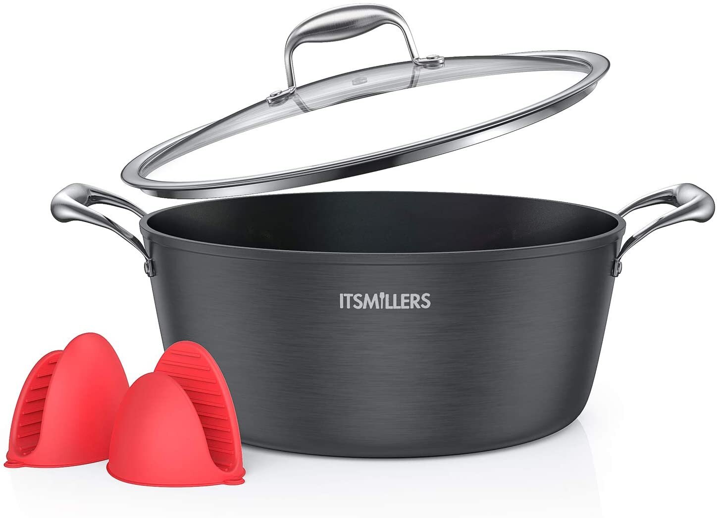 ItsMillers Ultra Nonstick Modern Hard-Anodized Stock Pot