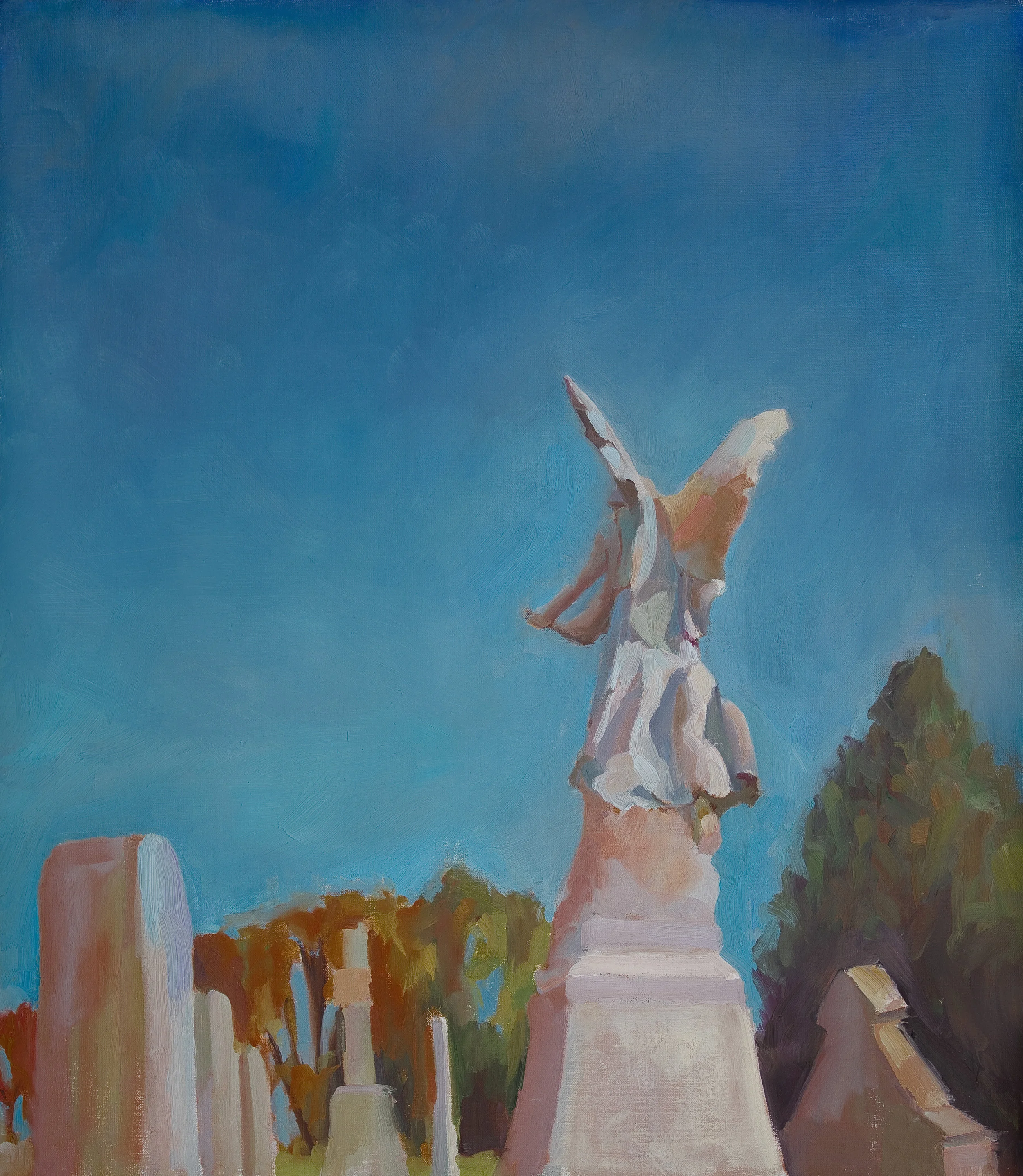 Angel 6, 24" x 20", oil on canvas