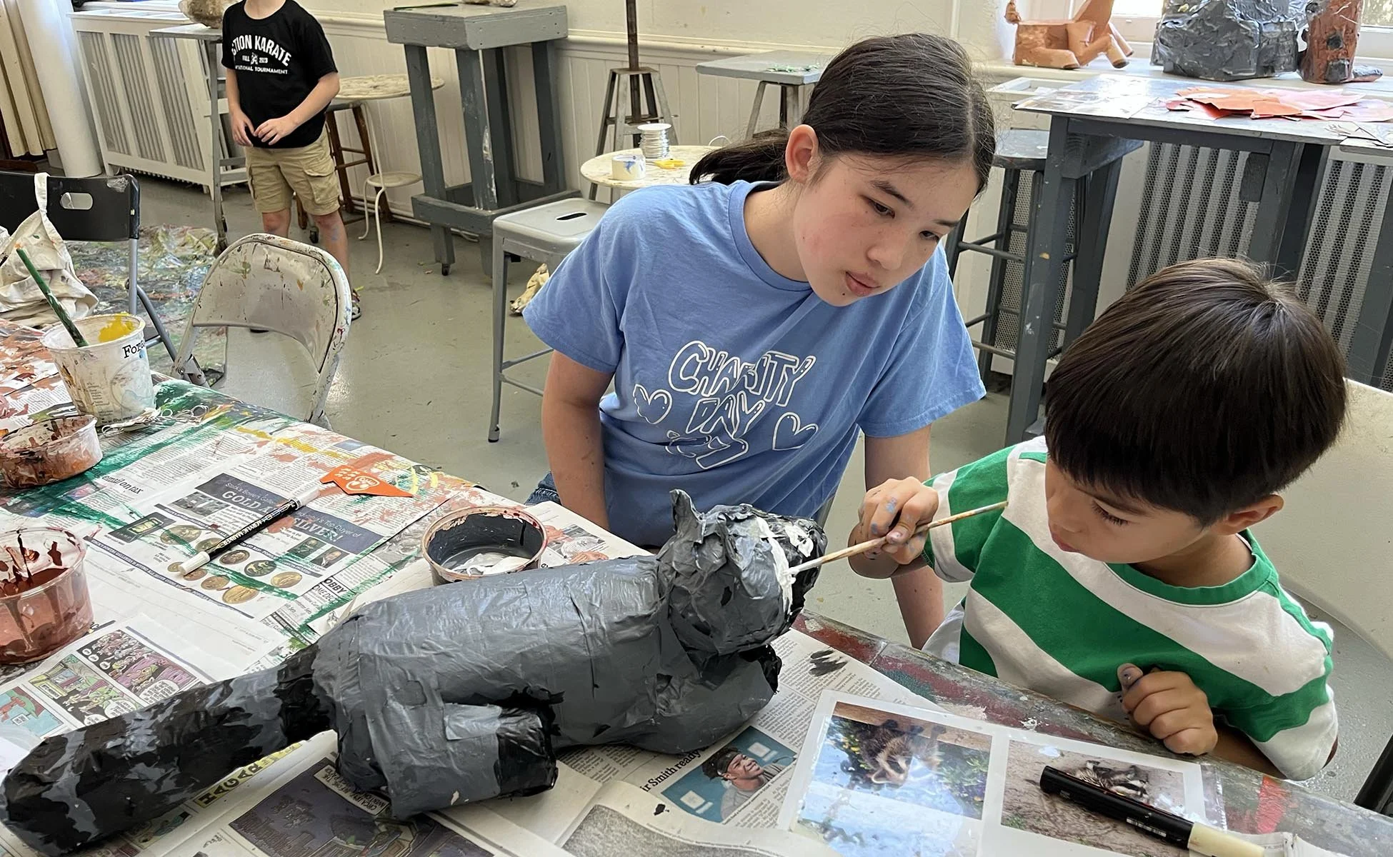   Different artists became expert at different things, and were generous about sharing their newly acquired expertise. We all moved forward together.  