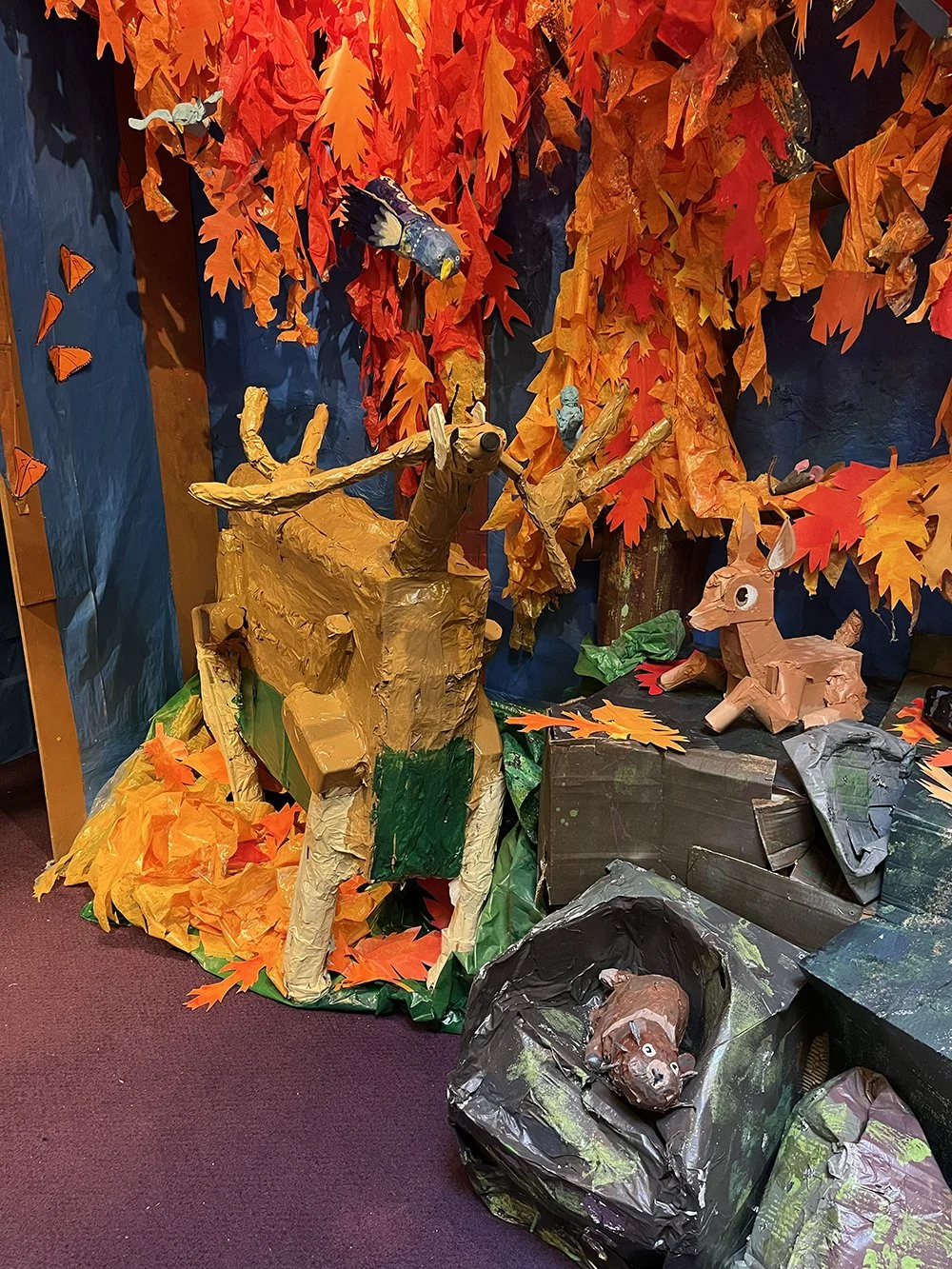   Brayden spent close to a year methodically engineering and building this almost life-size deer.  