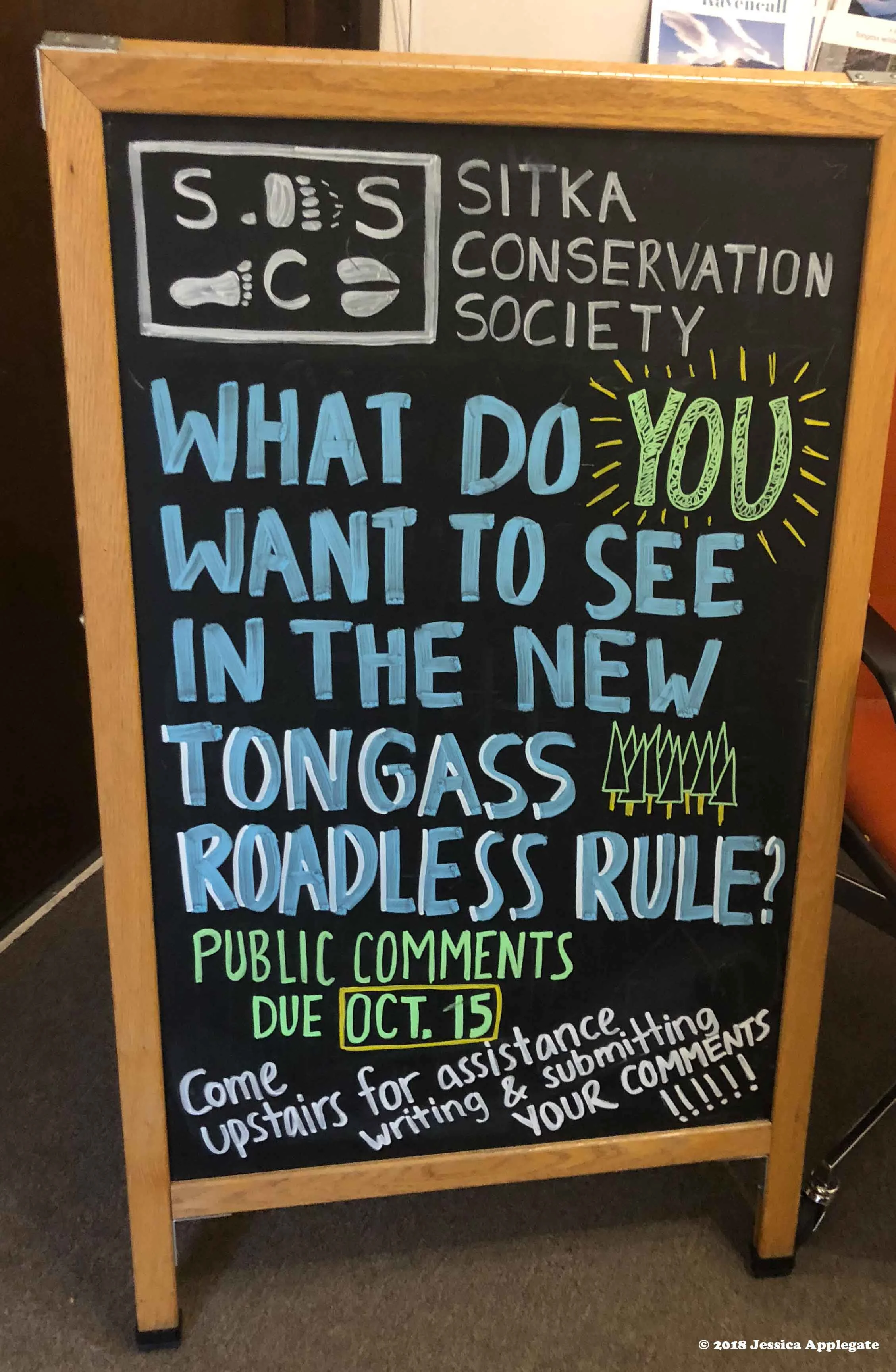 The Sitka Conservation Society encouraged people to comment on the Trump administration’s proposal to rollback the roadless rule. About 33,000 people from around the country submitted comments.