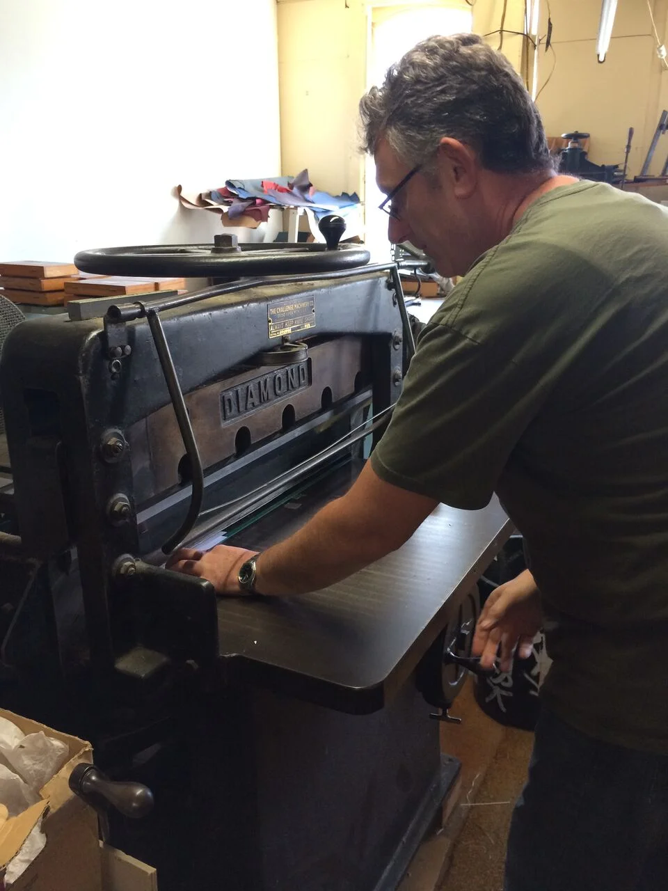 Andrew gets to work...