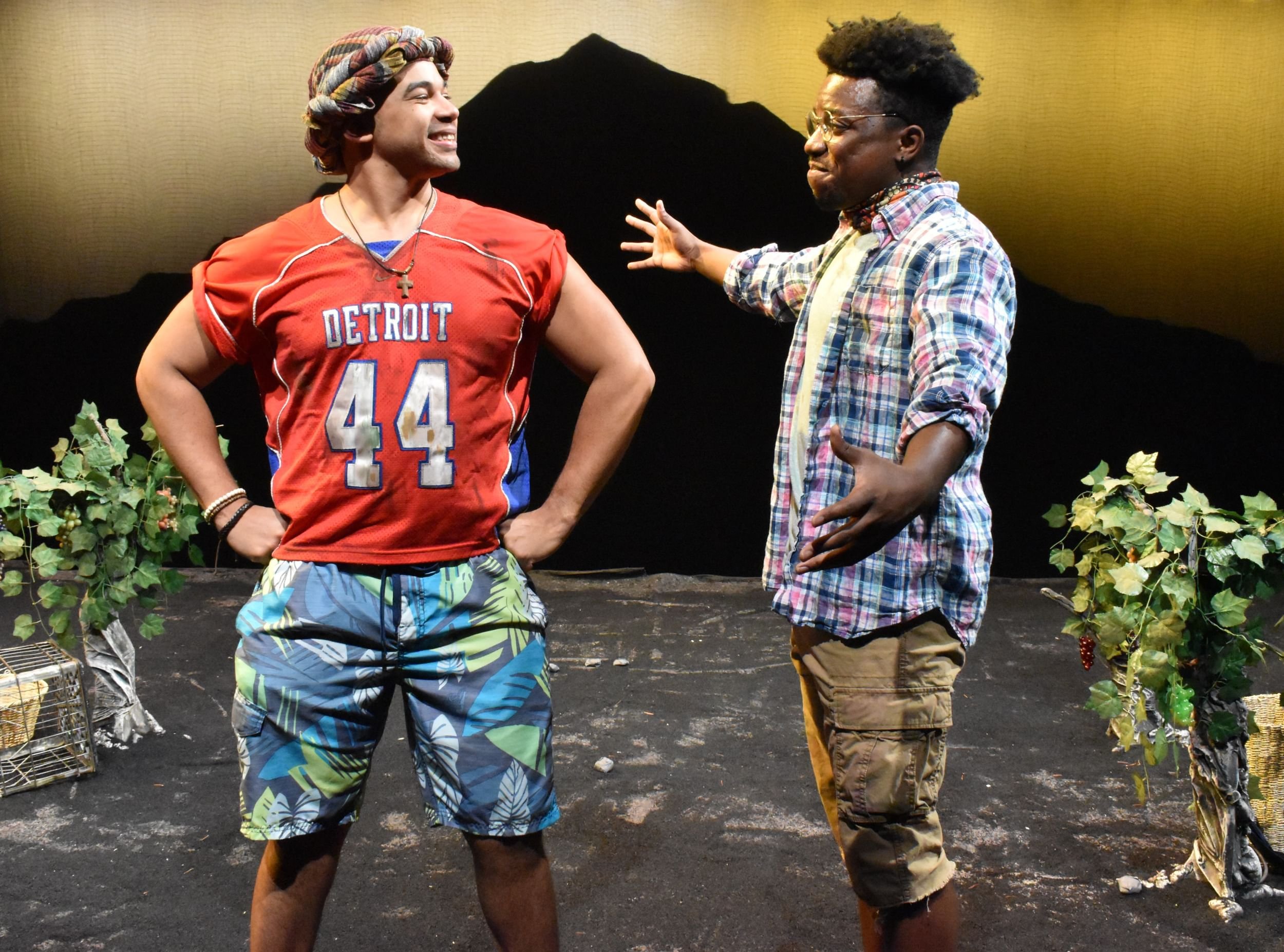 Troy D. Wallace and Saiir Foy-Coles in InterAct's production