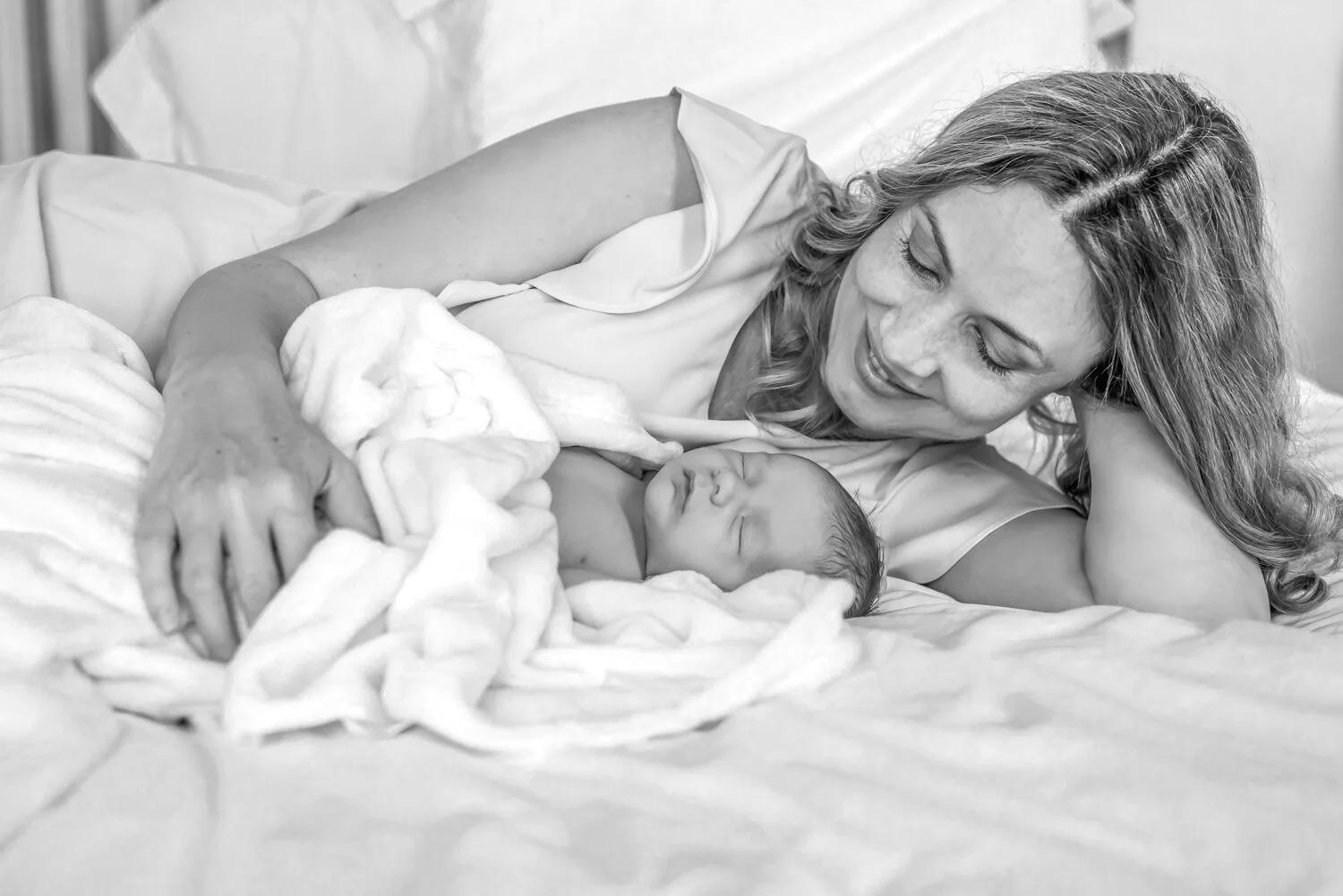  newborn photography mother and child London 
