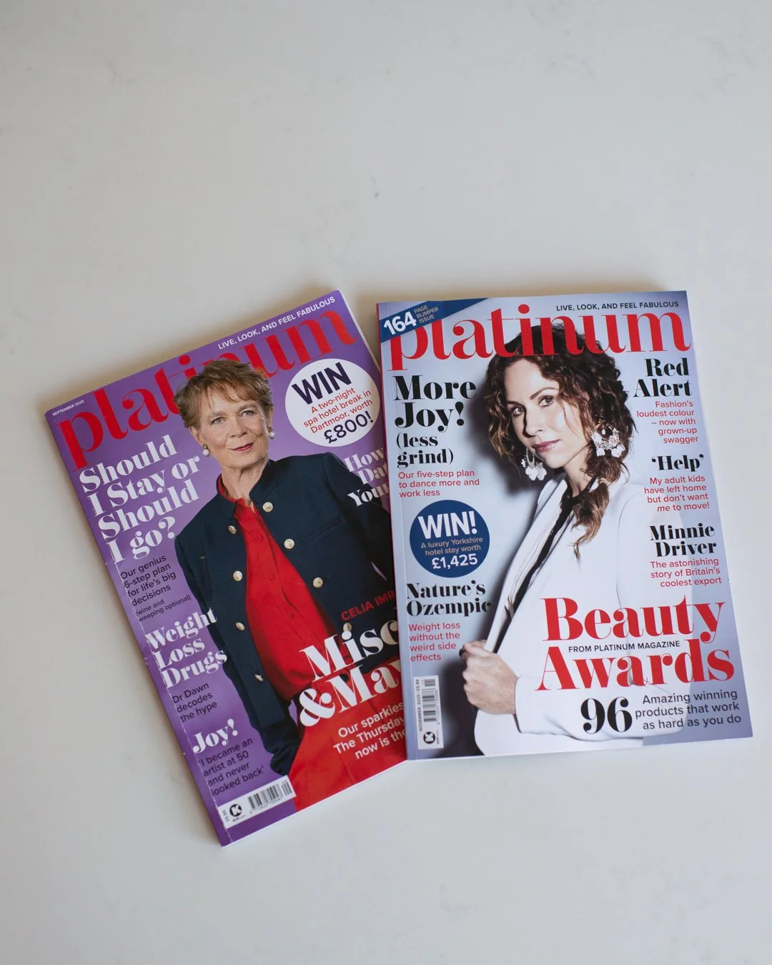 Delighted to say that I've had my images in two editions of Platinum Magazine, courtesy of the lovely fashion editor @katebattrick. November @platinummaguk is on sale now. I got mine in @marksandspencer. #personalbranding #personalbrandinglondon #per