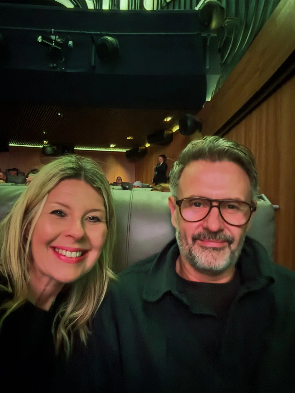 This weekend The Running Man is out - David worked as an additional editor on it this year, so it was fun to go to the Cast and Crew Screening a few weeks ago... Today, he gets to take the kids at the local Odeon! #runningman @davidwebb_editor