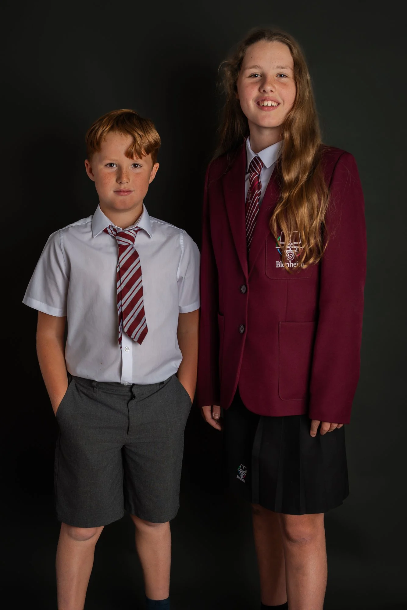 back to school photos in photo studio epsom